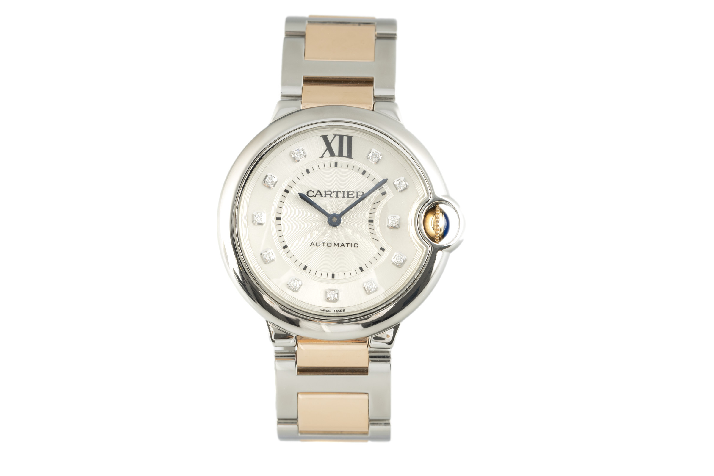 Cartier Ballon Bleu de Cartier steel / gold automatic Kal. 017 Ref. 3284