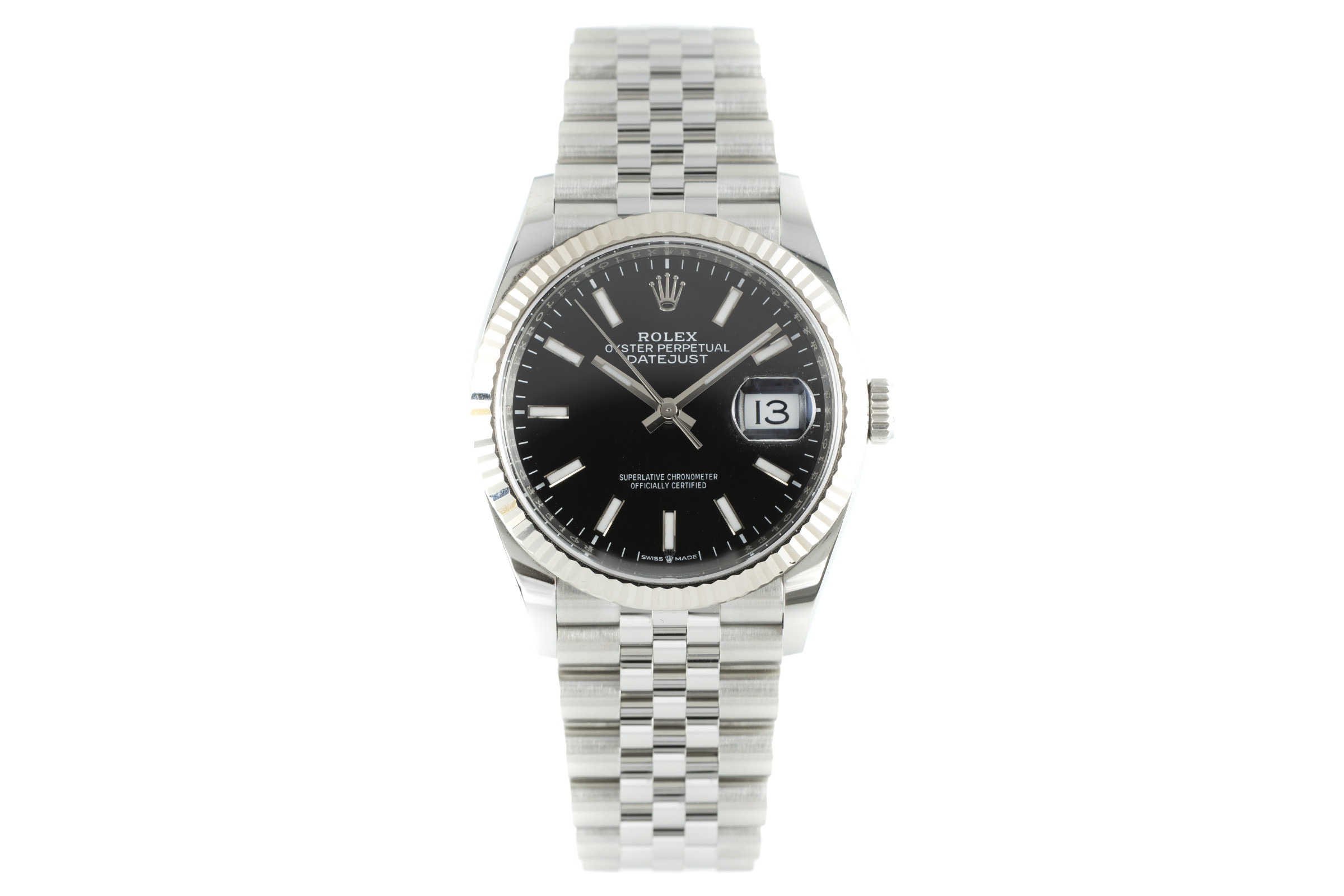 Rolex Datejust steel / white gold automatic Kal. 3235 Ref. 126234