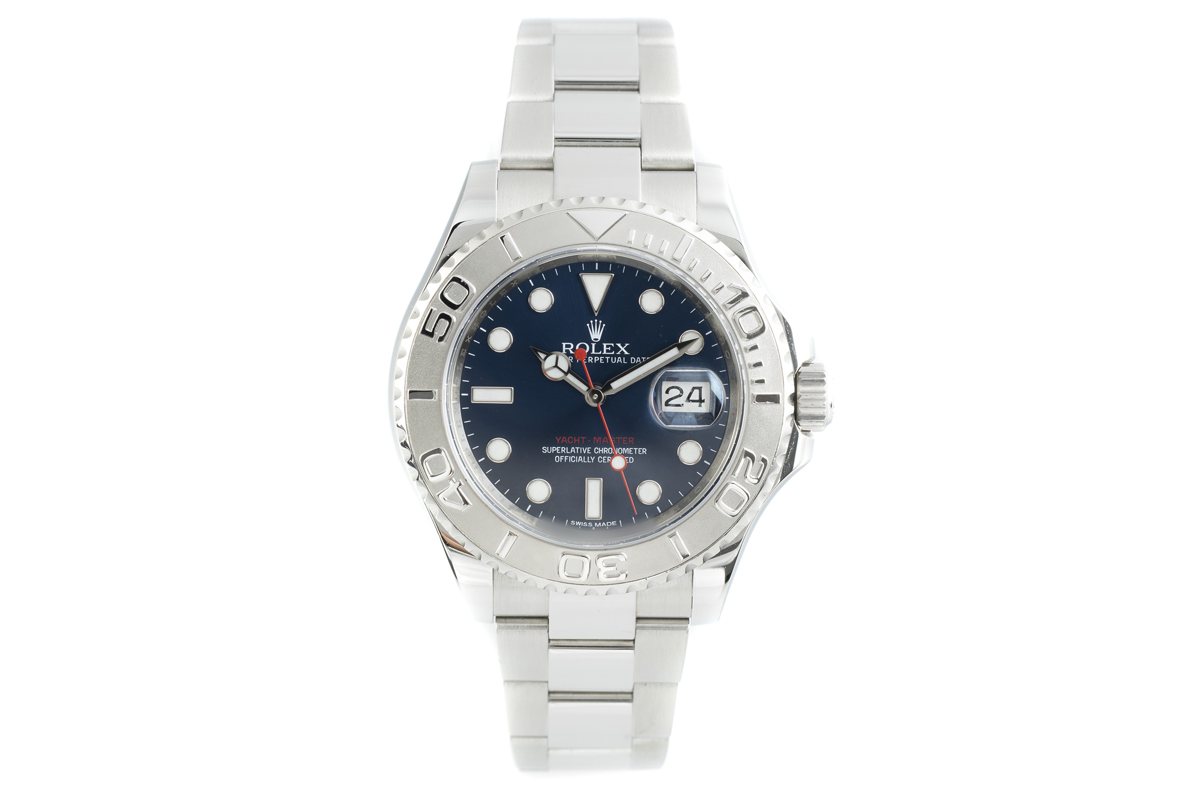 Rolex Yacht-Master steel / platinium automatic Kal. 3135 Ref. 116622
