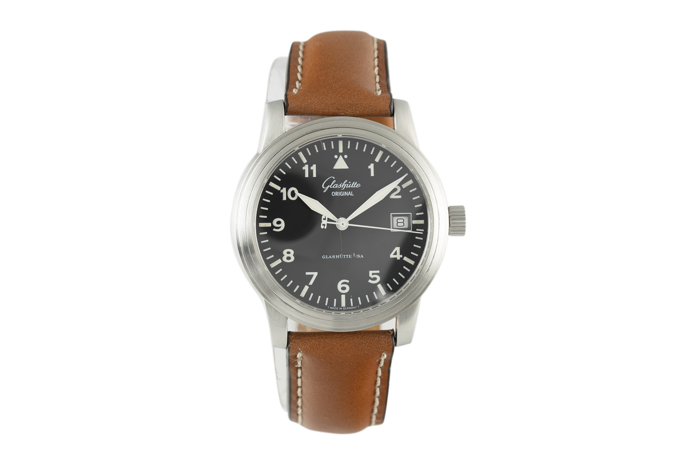 Glashutte Original Navigator steel automatic Kal. GUB 39 Ref. 39-11-07-07-04