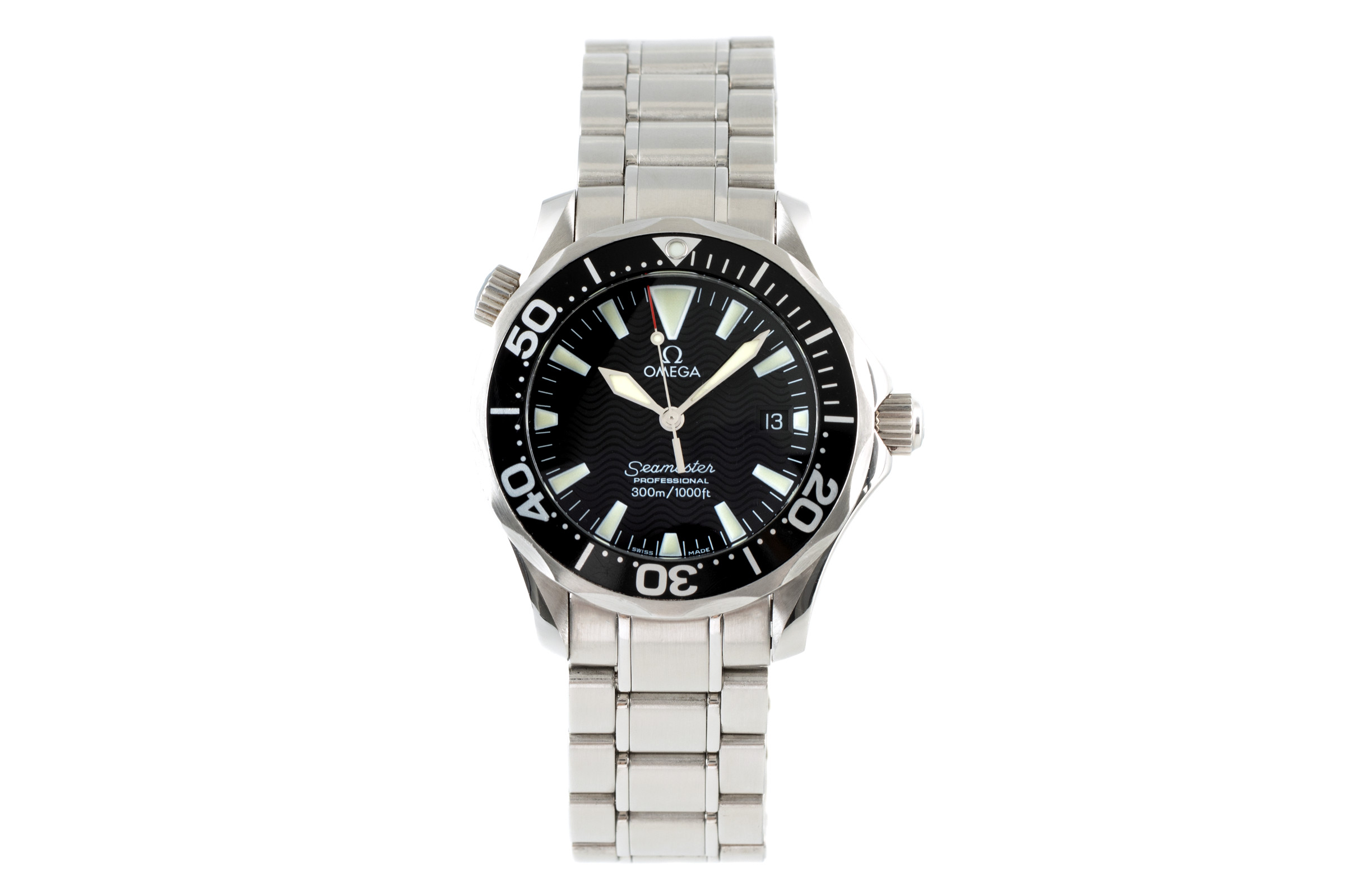 Omega Seamaster steel quartz Kal. 1538 Ref. 2262.50.00, 196.1641