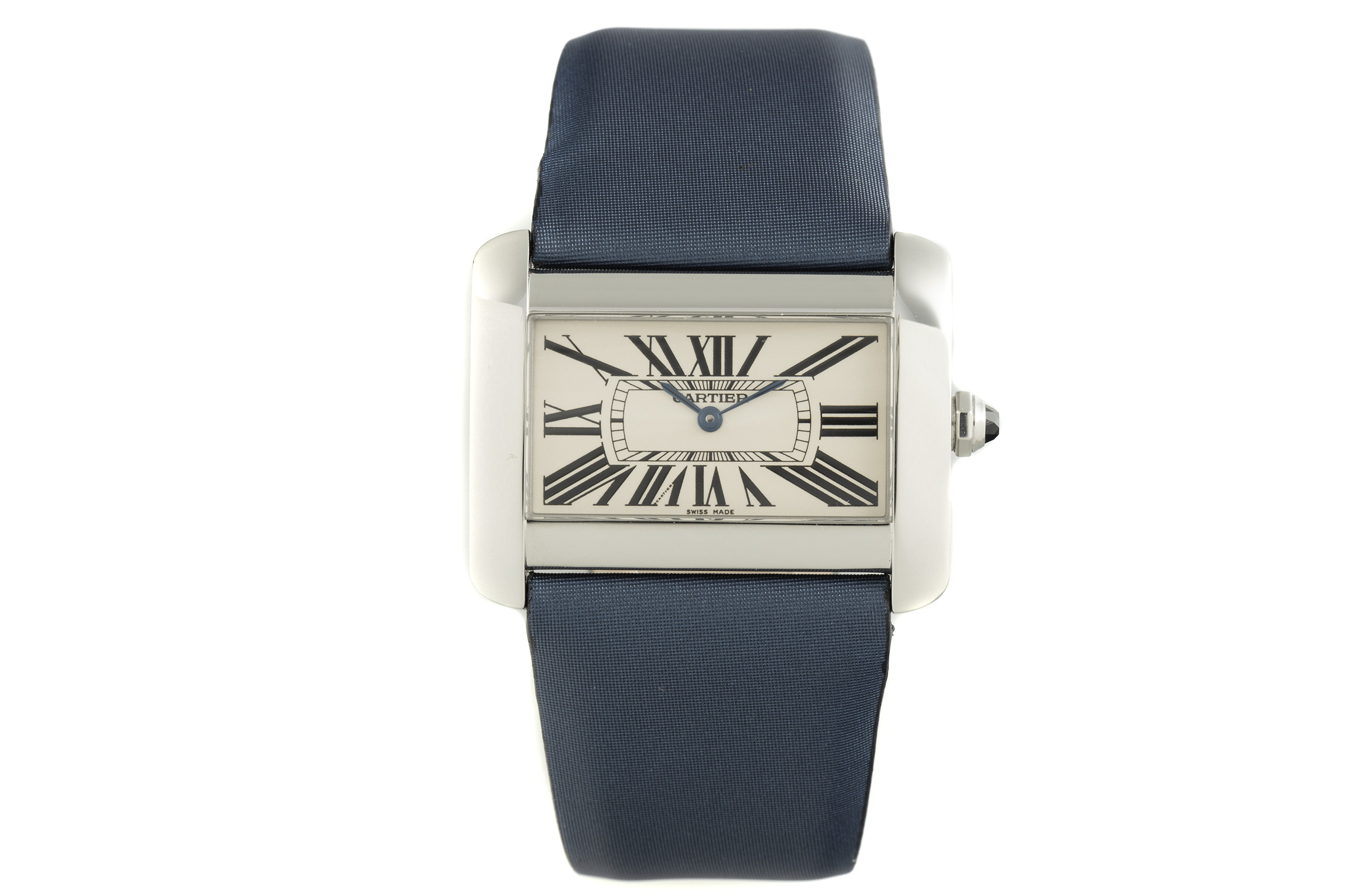Cartier Tank Divan steel quartz Kal. 690 Ref. 2600