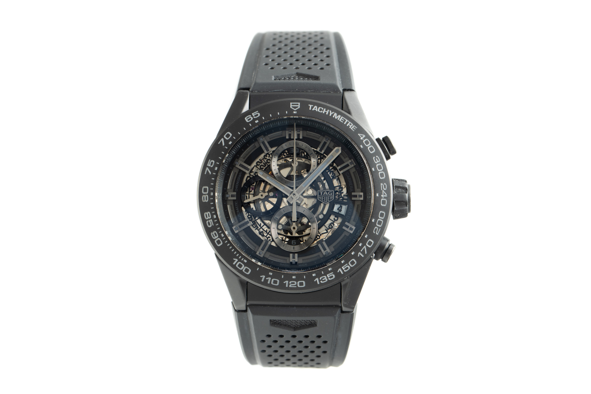 Tag Heuer Carrera chronograph ceramic automatic Kal. Heuer01 Ref. CAR2A91