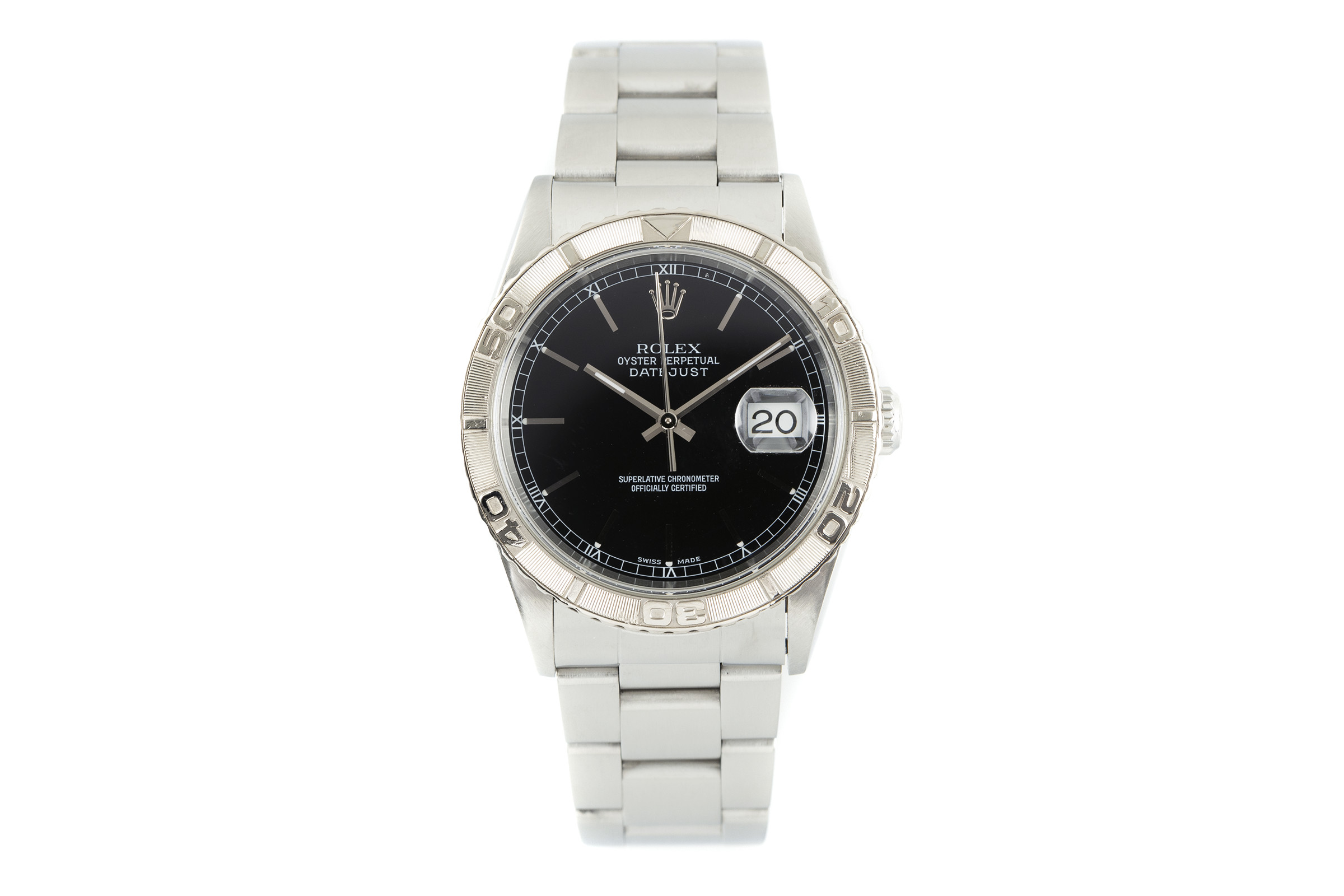 Rolex Datejust steel / white gold automatic Kal. 3135 Ref. 16264
