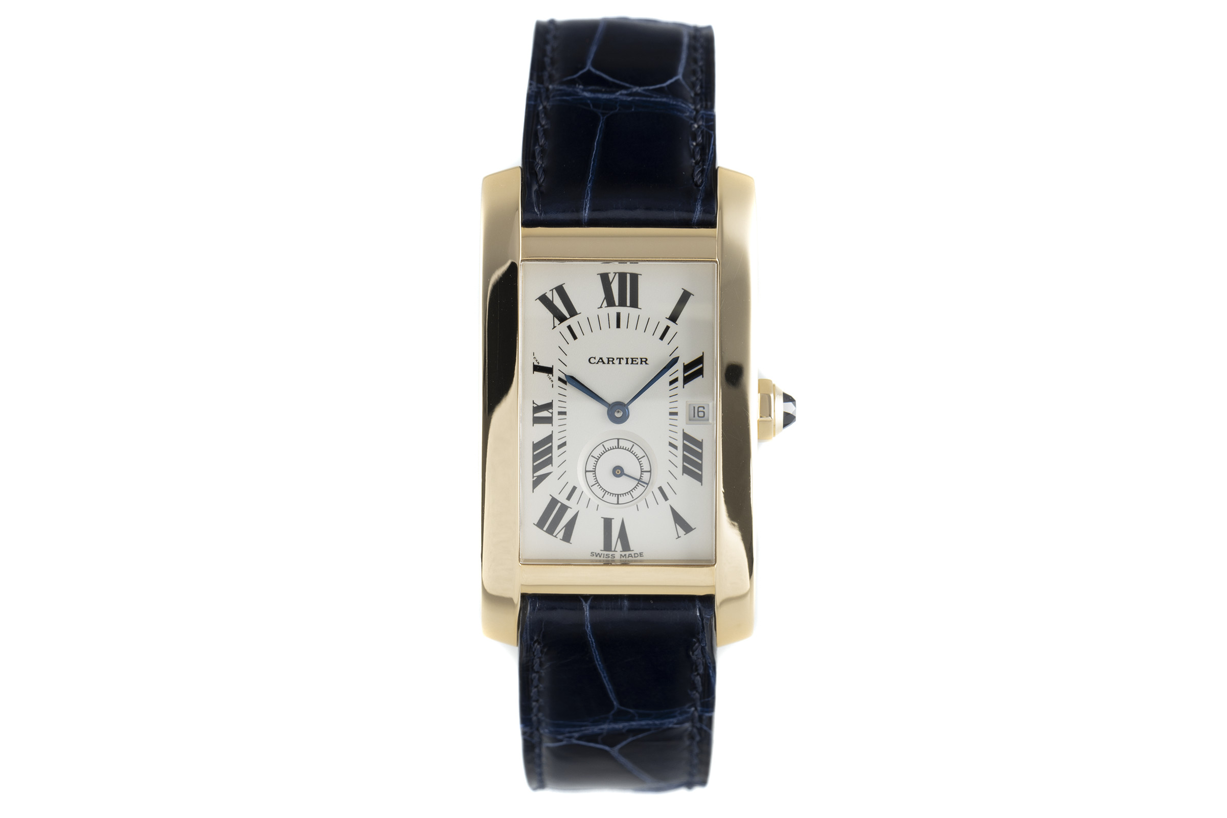 Cartier Tank Americaine 18 ct gold quartz Kal. 012 Ref. 1716