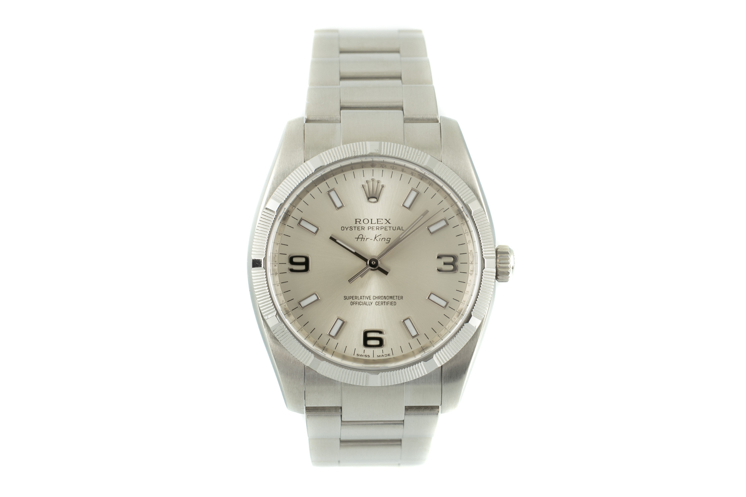 Rolex Air King steel automatic Kal. 3130 Ref. 114210