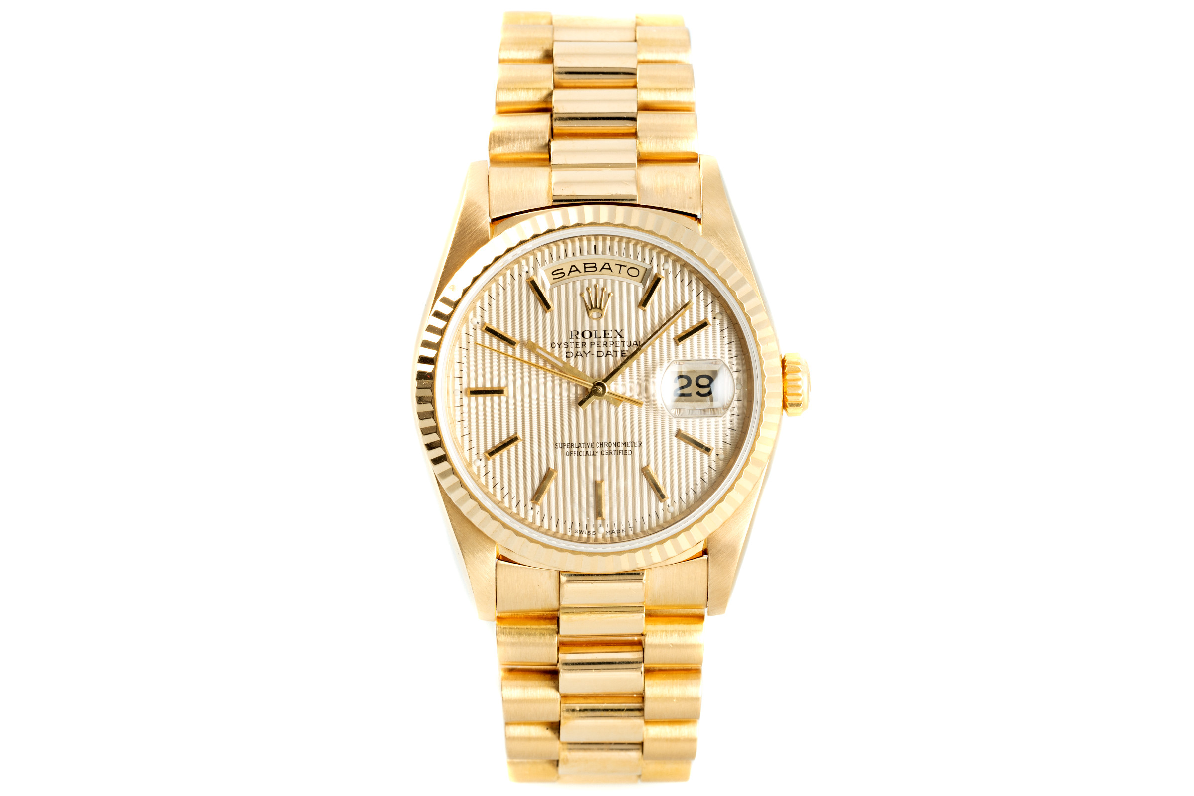 Rolex Day-Date 18 ct gold automatic Kal. 3155 Ref. 18238