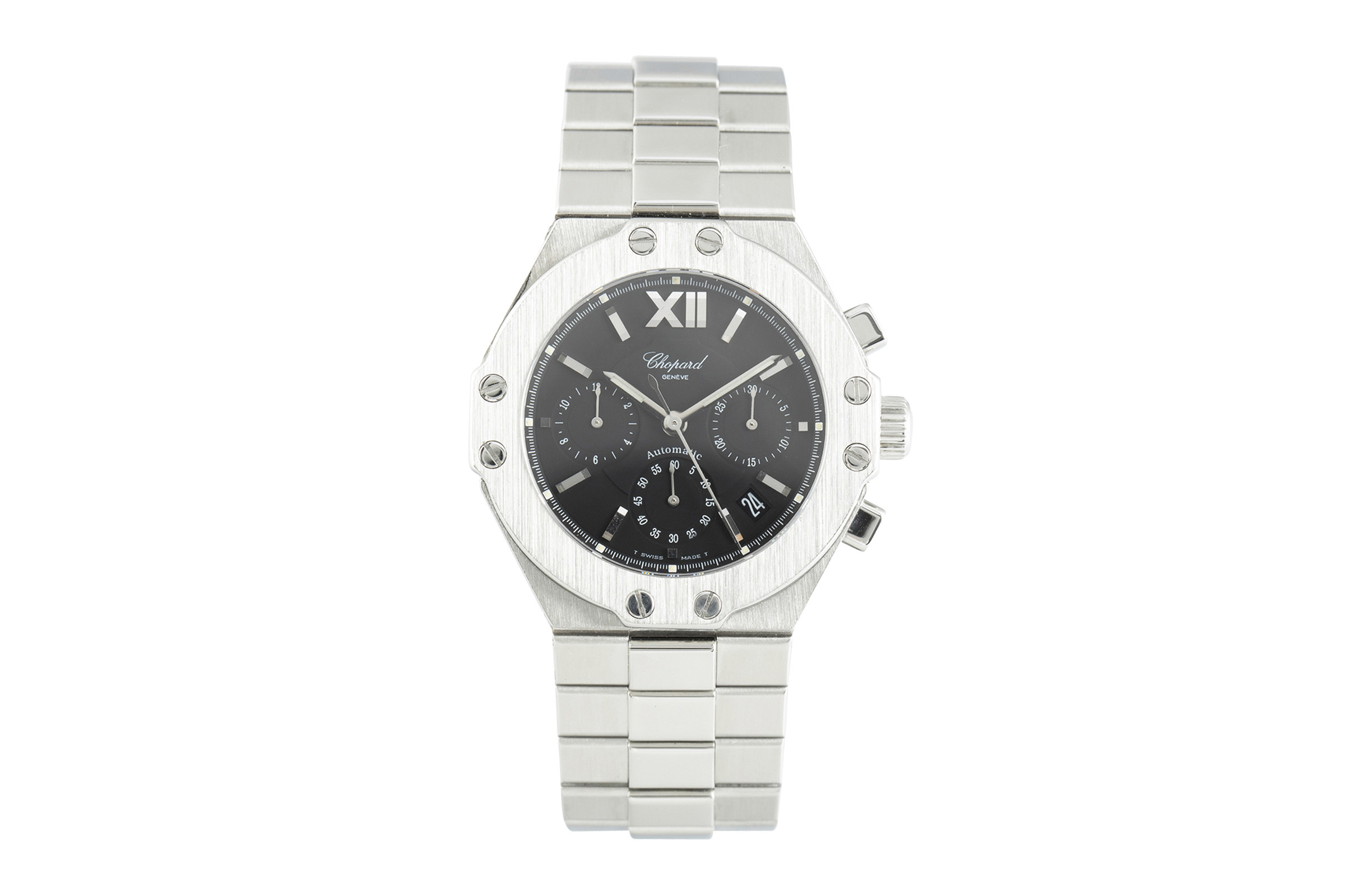 Chopard St. Moritz chronograph steel automatic Kal. 1185 Ref. 268333-3001