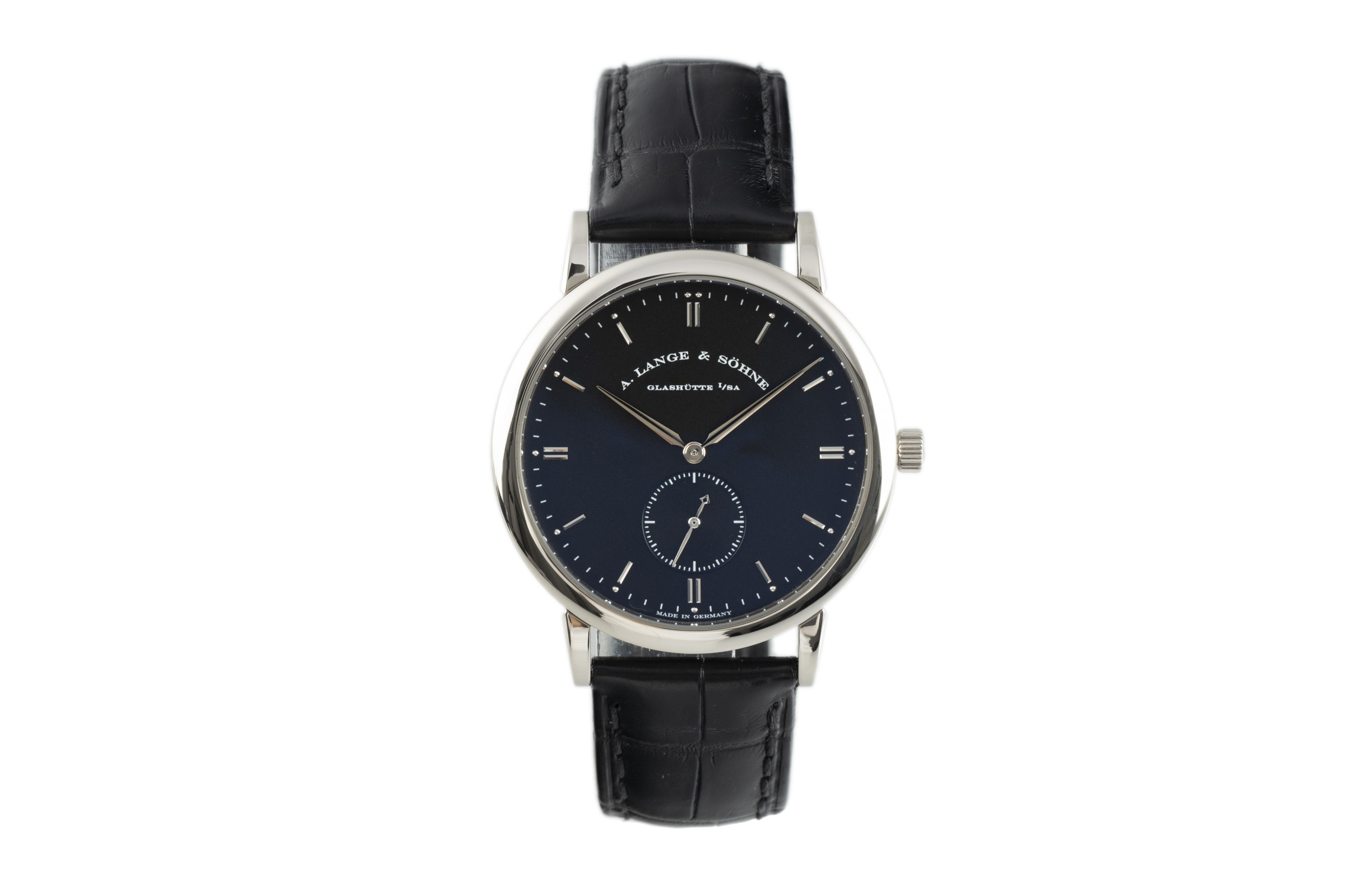 A. Lange & Sohne Saxonia 18 ct white gold manual winding Kal. L941.1