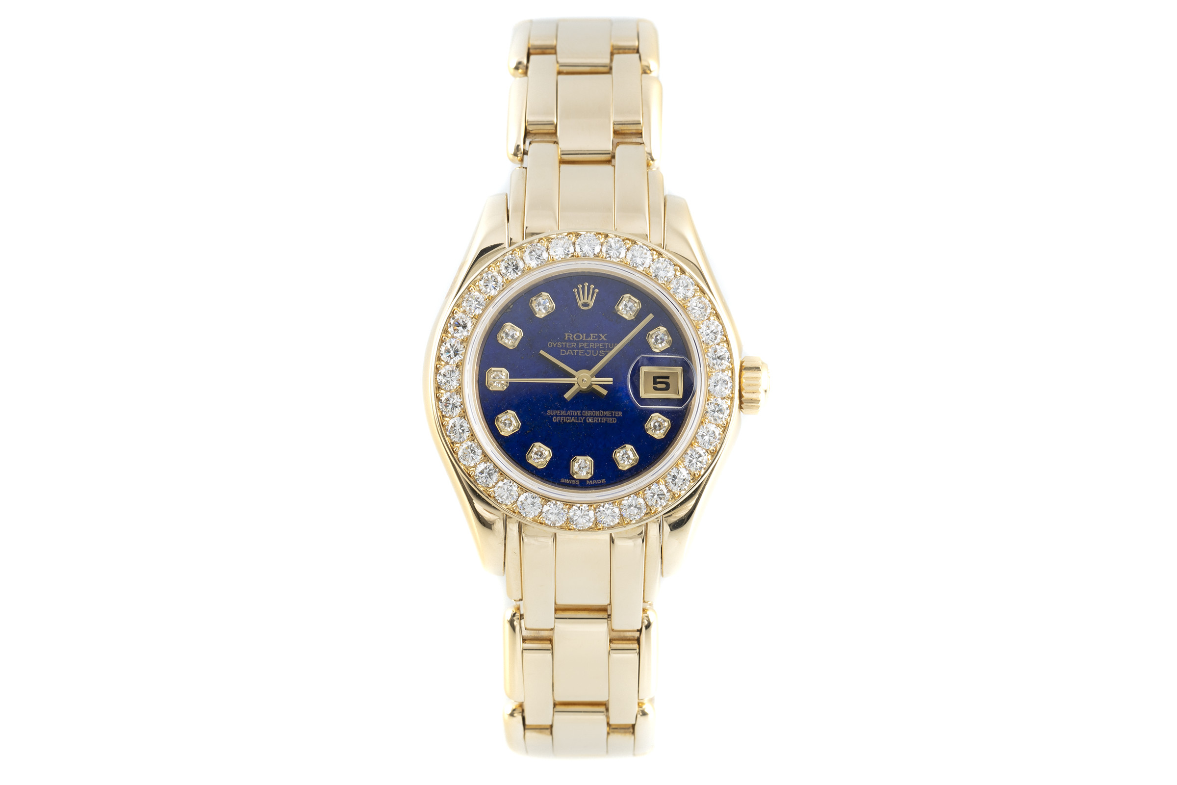 Rolex Lady Datejust 18 ct gold automatic Kal. 2135 Ref. 69298