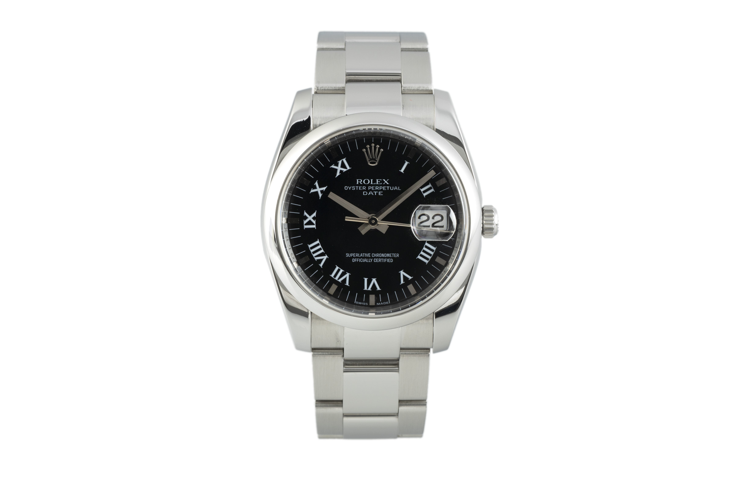 Rolex Date steel automatic Kal. 3135 Ref. 115200