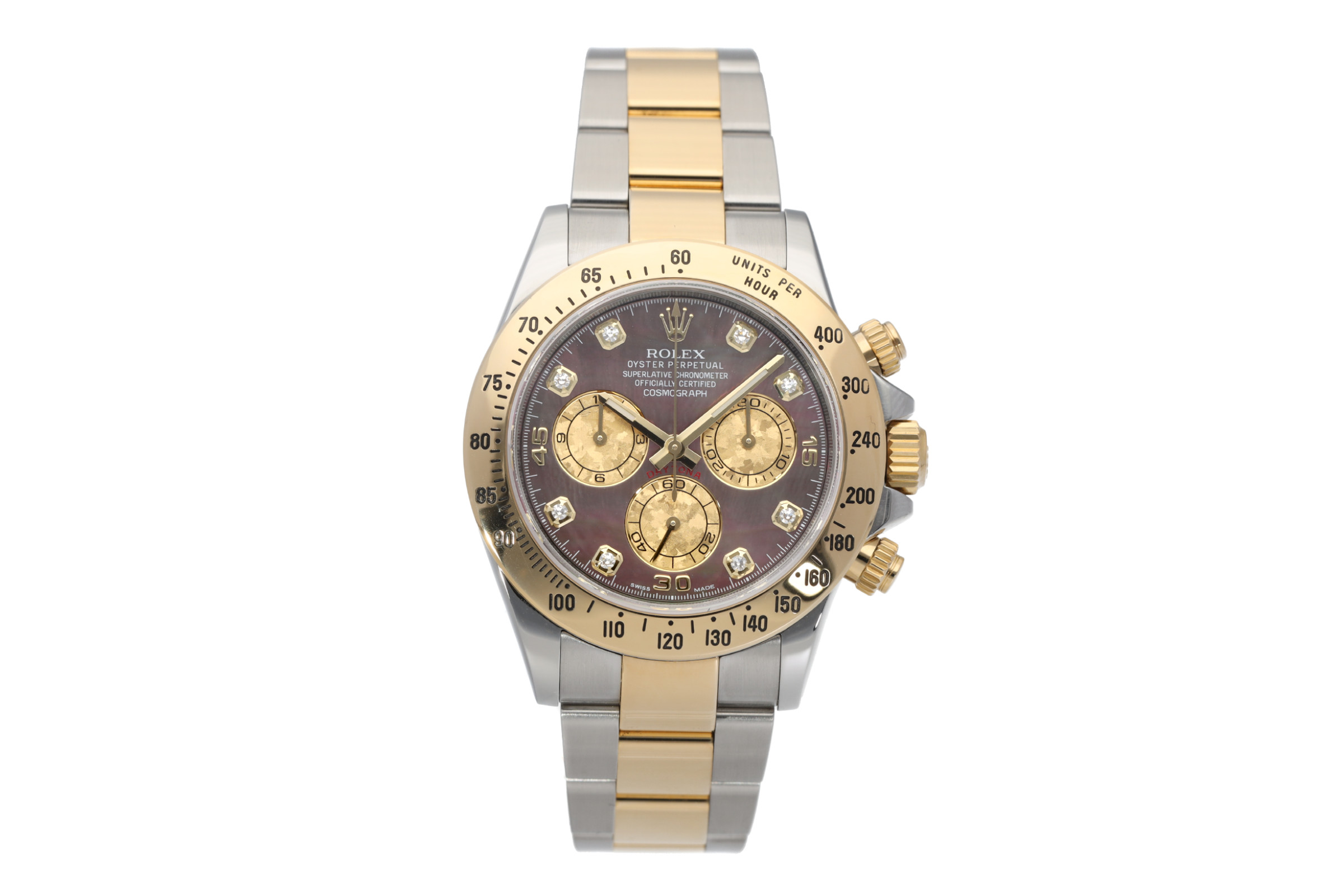 Rolex Daytona chronograph steel / gold automatic Kal. 4130 Ref. 116523