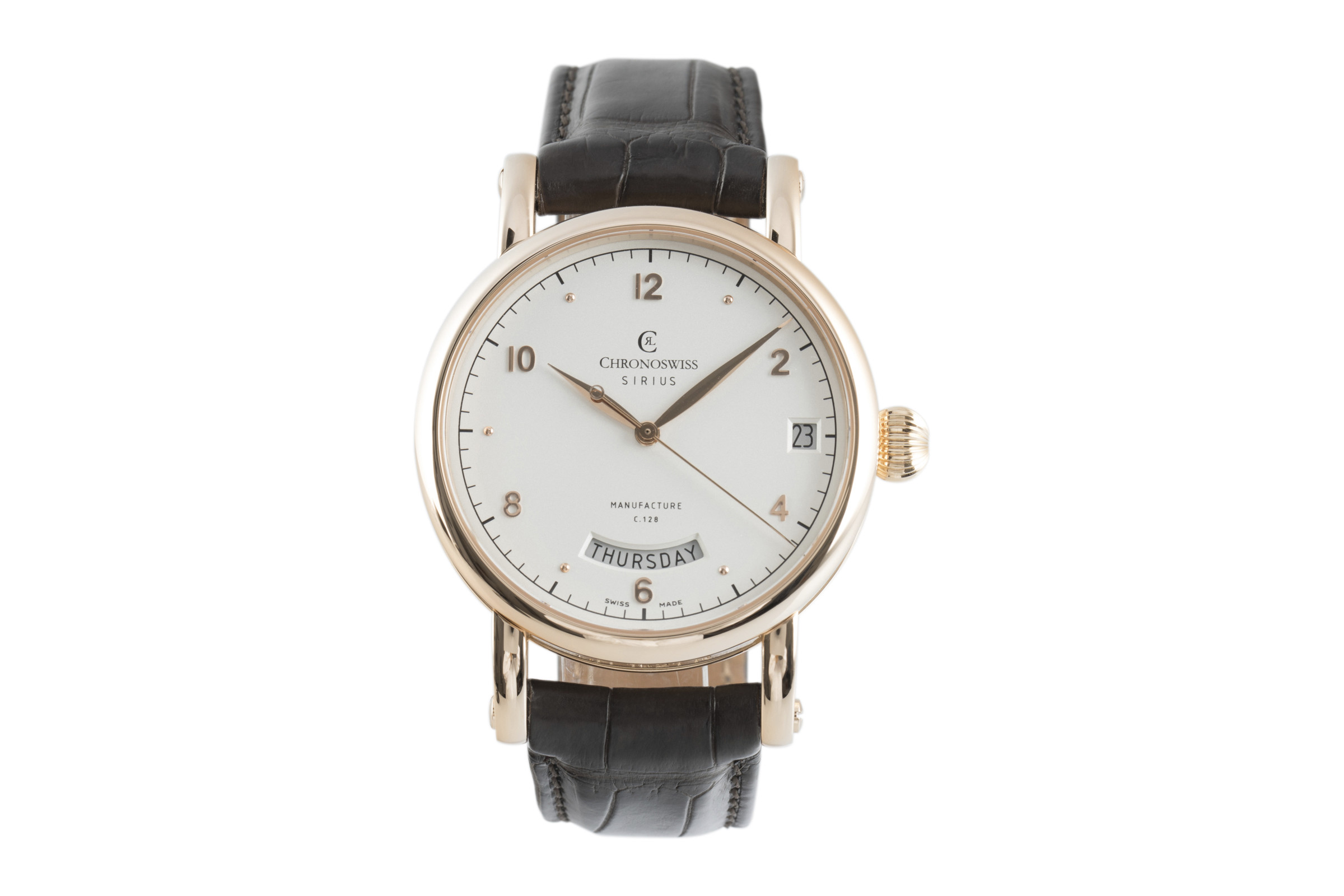 Chronoswiss Sirius 18 ct red gold automatic Kal. 128 Ref. CH1921R
