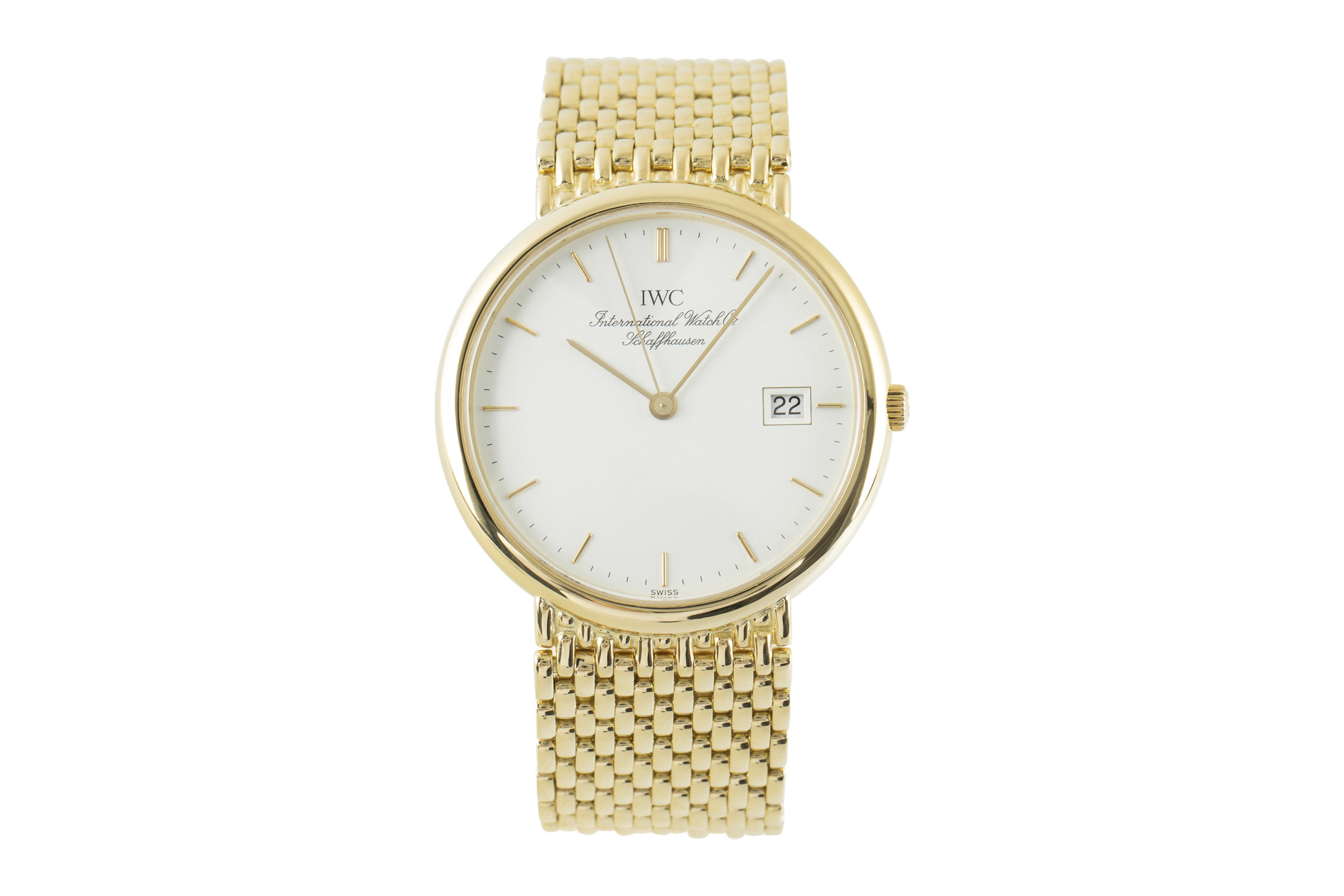 IWC Portofino 18 ct gold quartz Kal. 2210 Ref. 3331
