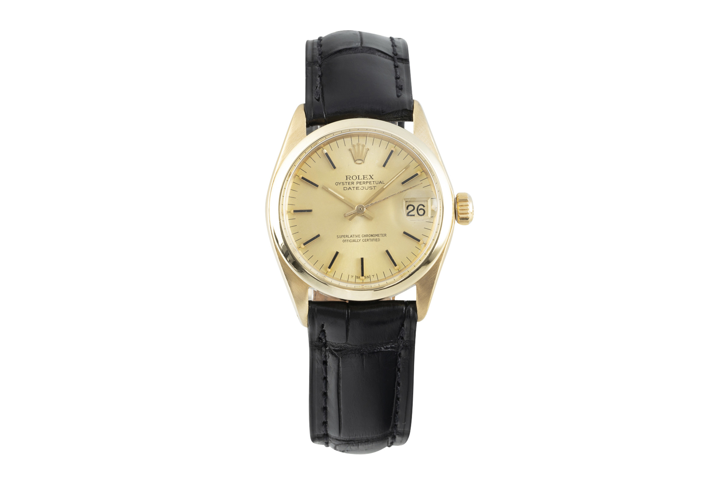 Rolex Lady Datejust 18 ct gold automatic Kal. 2030 Ref. 6827 VINTAGE