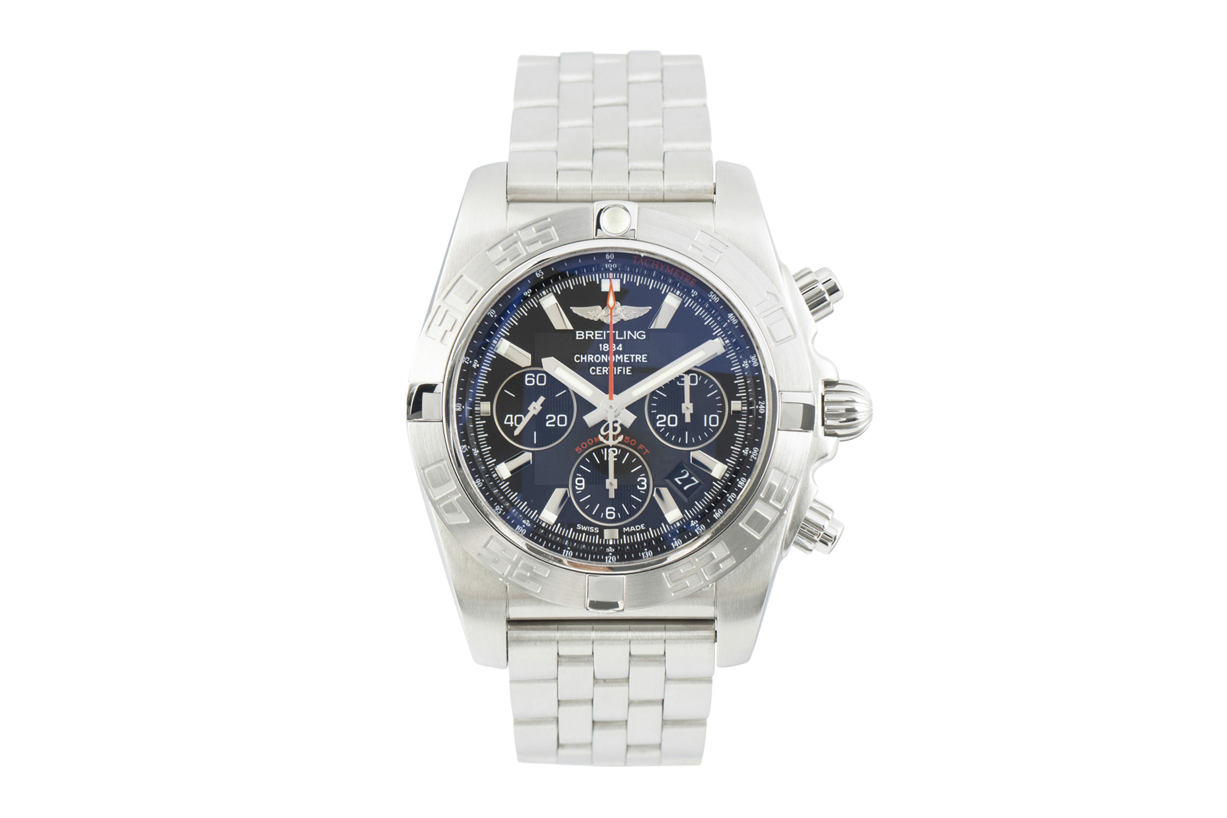 Breitling Chronomat 44 chronograph steel automatic Kal. B01 Ref. AB0110