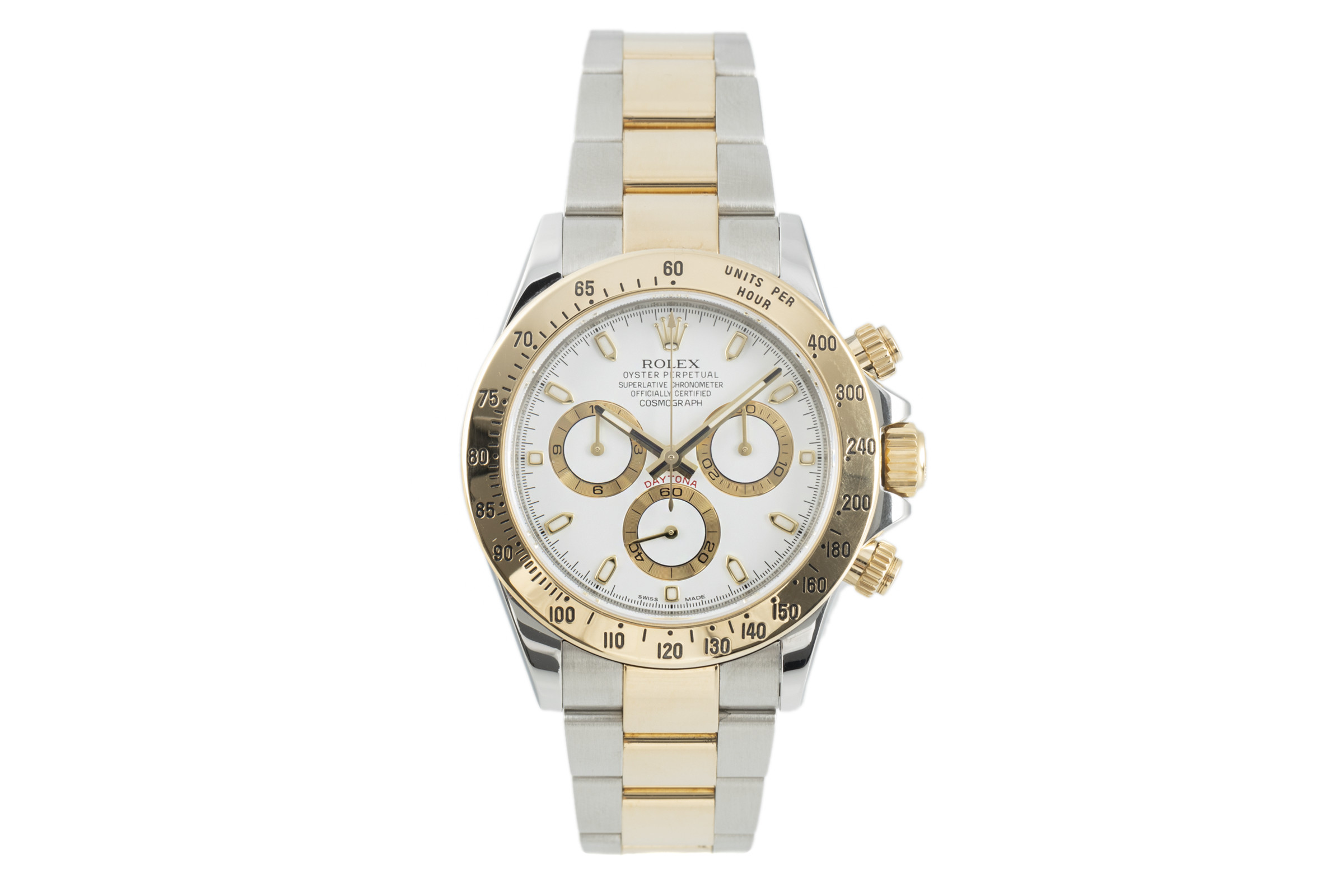 Rolex Daytona chronograph steel / gold automatic Kal. 4130 Ref. 116523