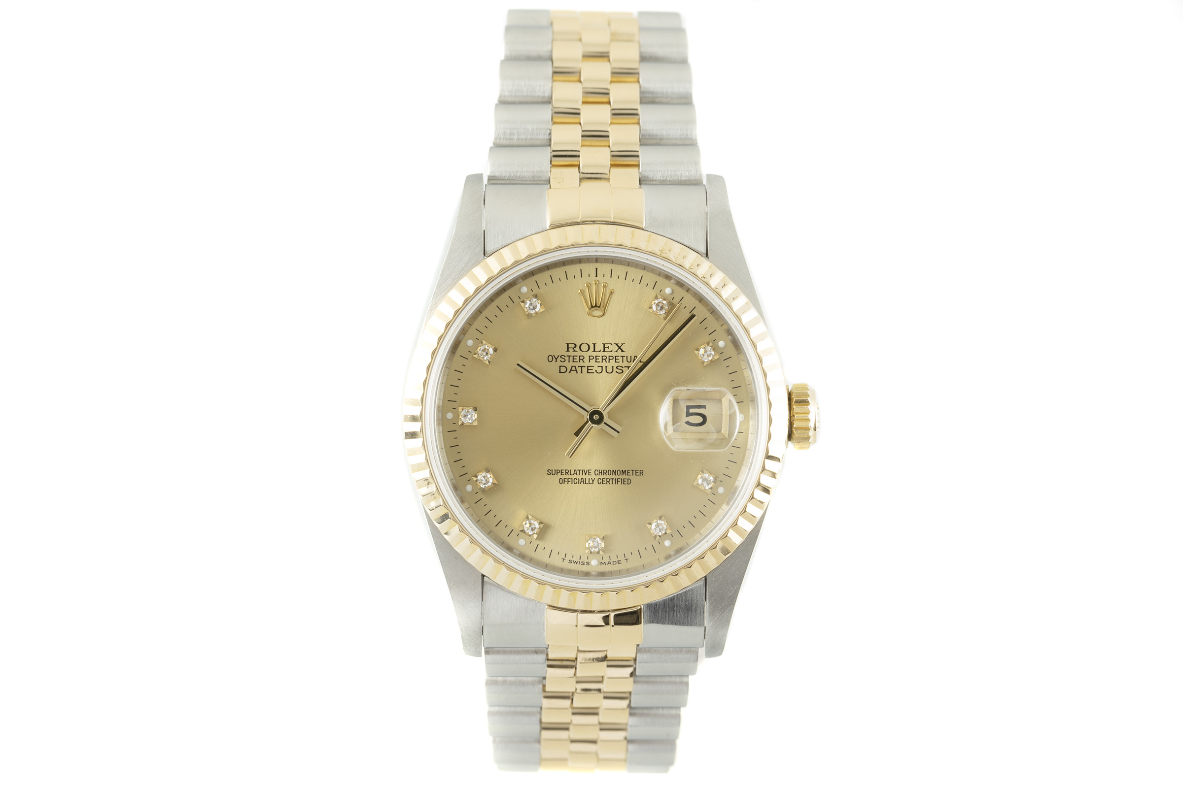 Rolex Datejust steel / gold automatic Kal. 3135 Ref. 16233