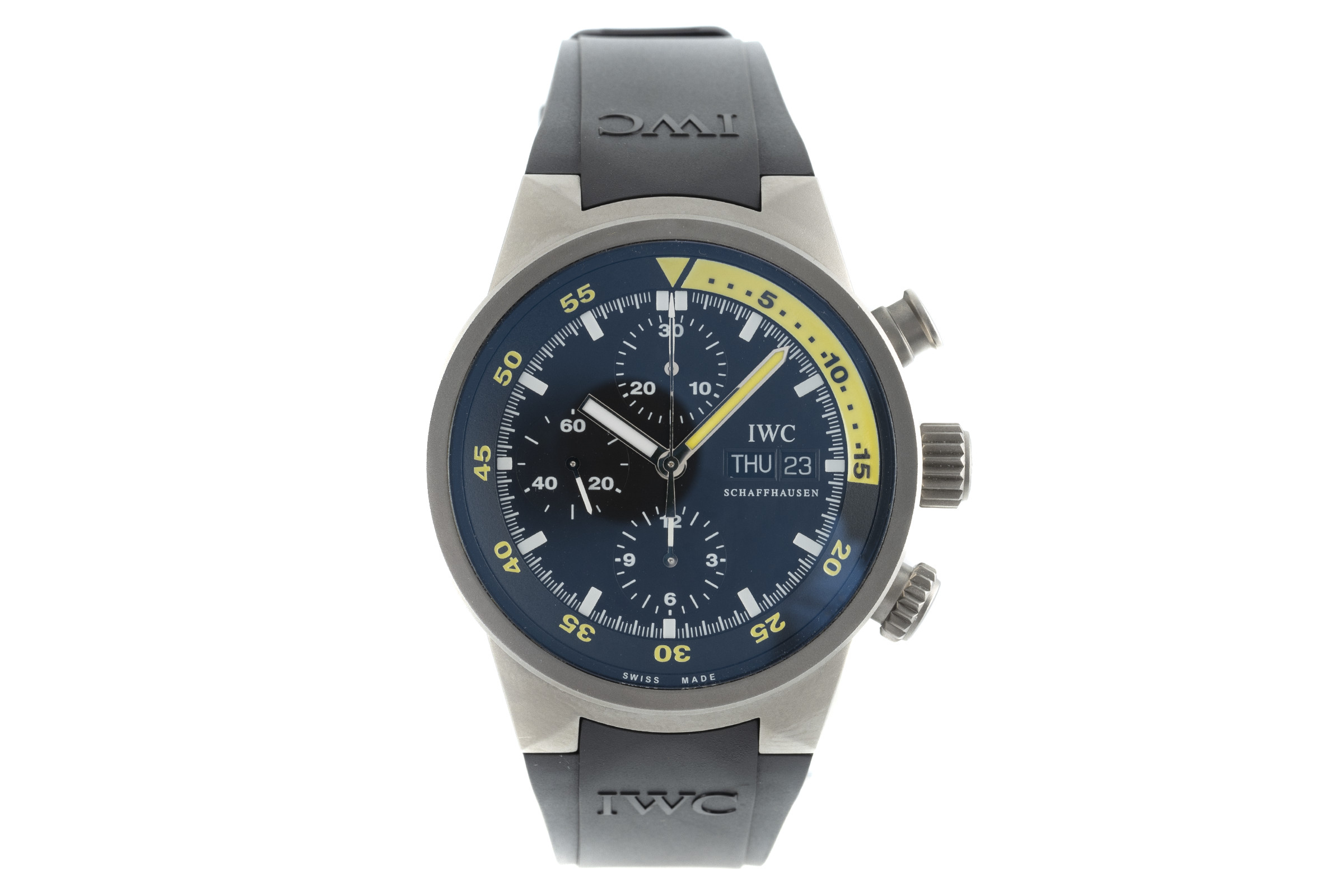 IWC Aquatimer chronograph titanium automatic Kal. C.79320 Ref. 3719