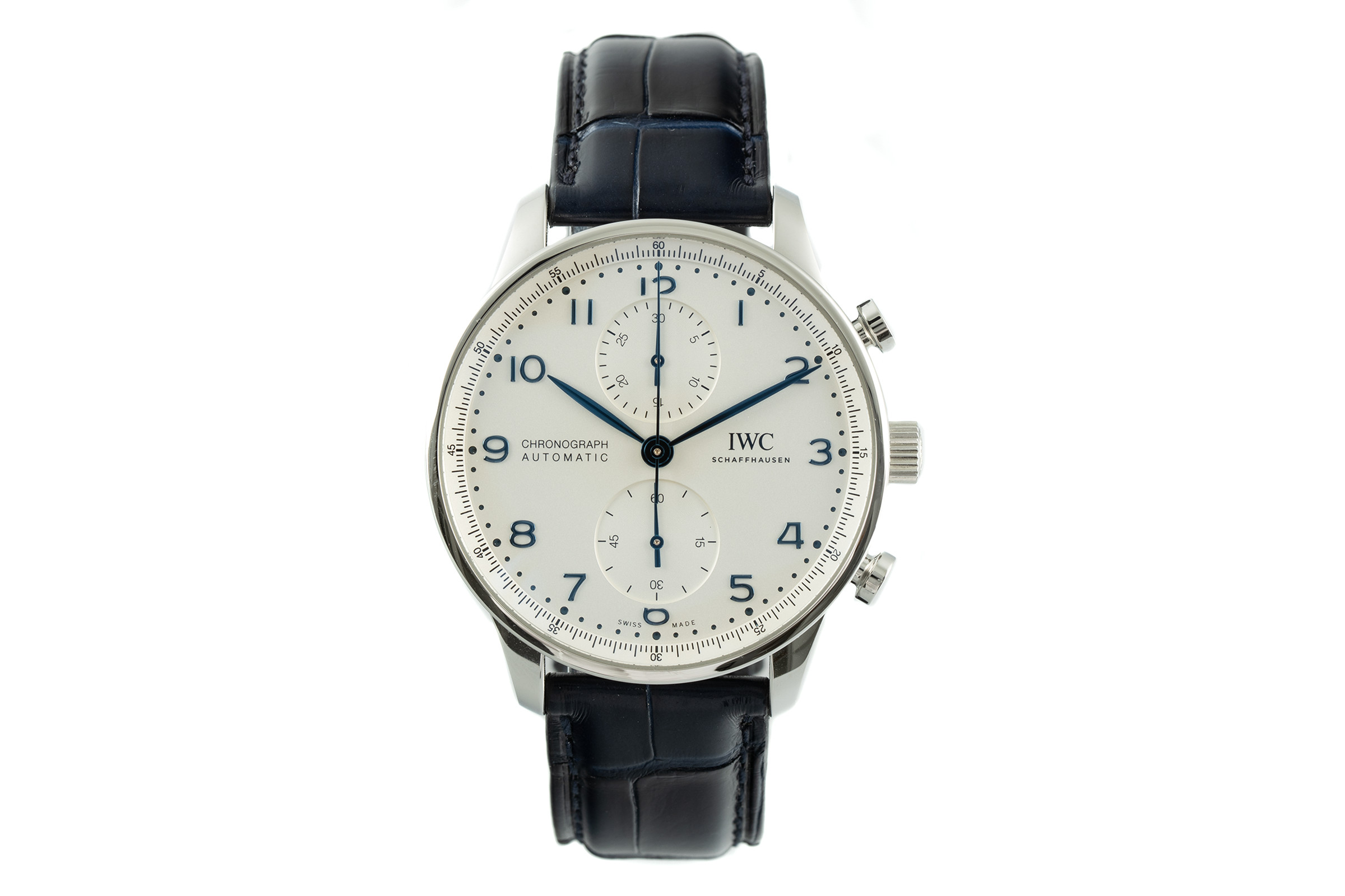 IWC Portugieser chronograph steel automatic Kal. C.69355 Ref. IW371605