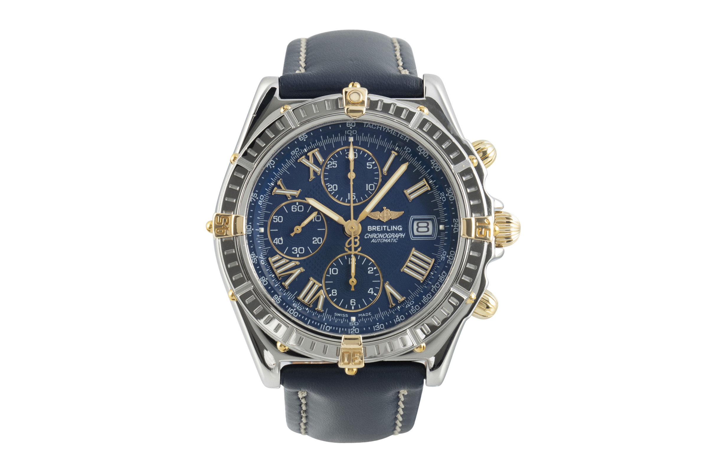 Breitling Crosswind chronograph steel / gold automatic Kal. B13 Ref. B13055