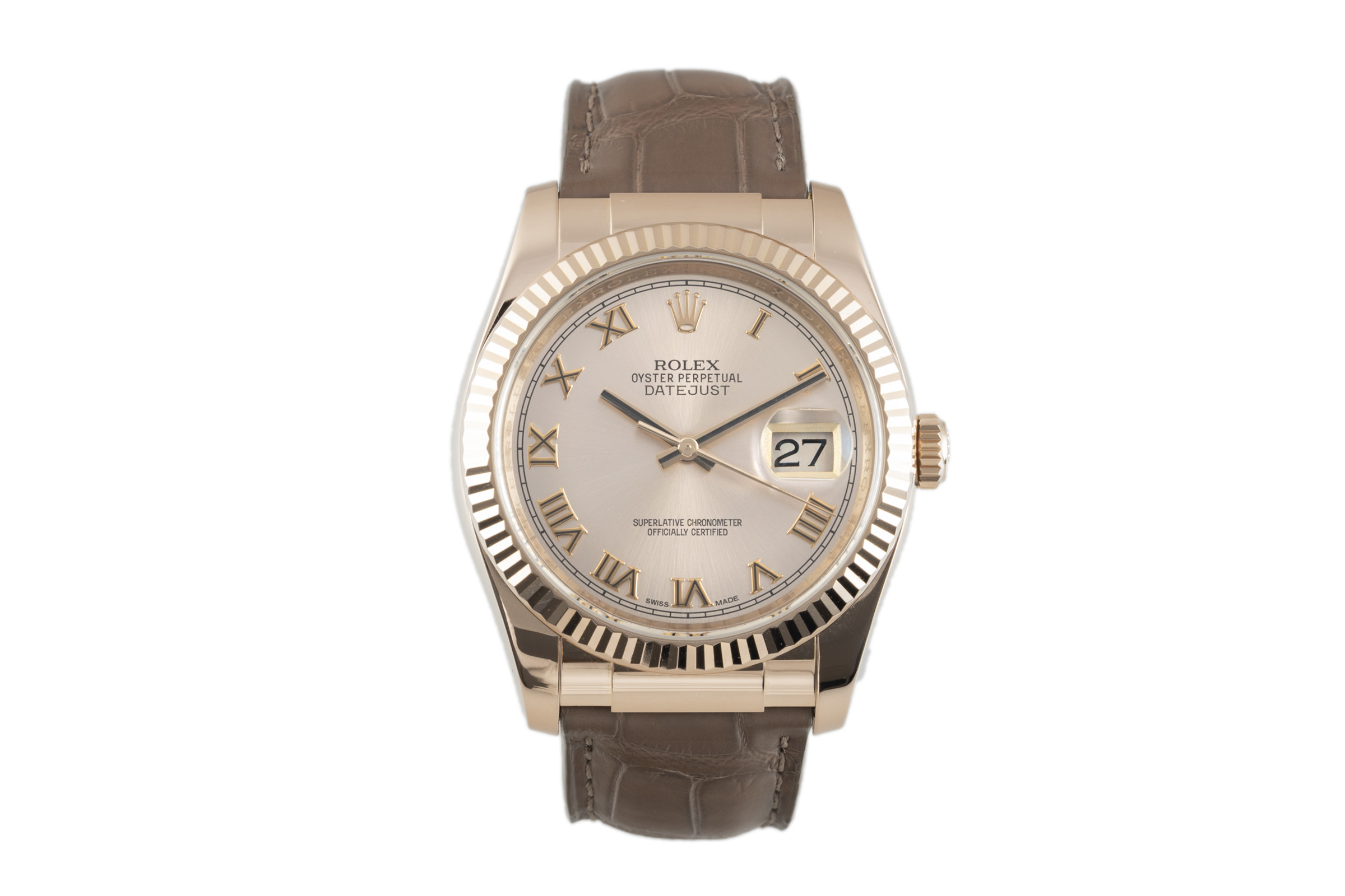 Rolex Datejust 18 ct red gold automatic Kal. 3135 Ref. 116135