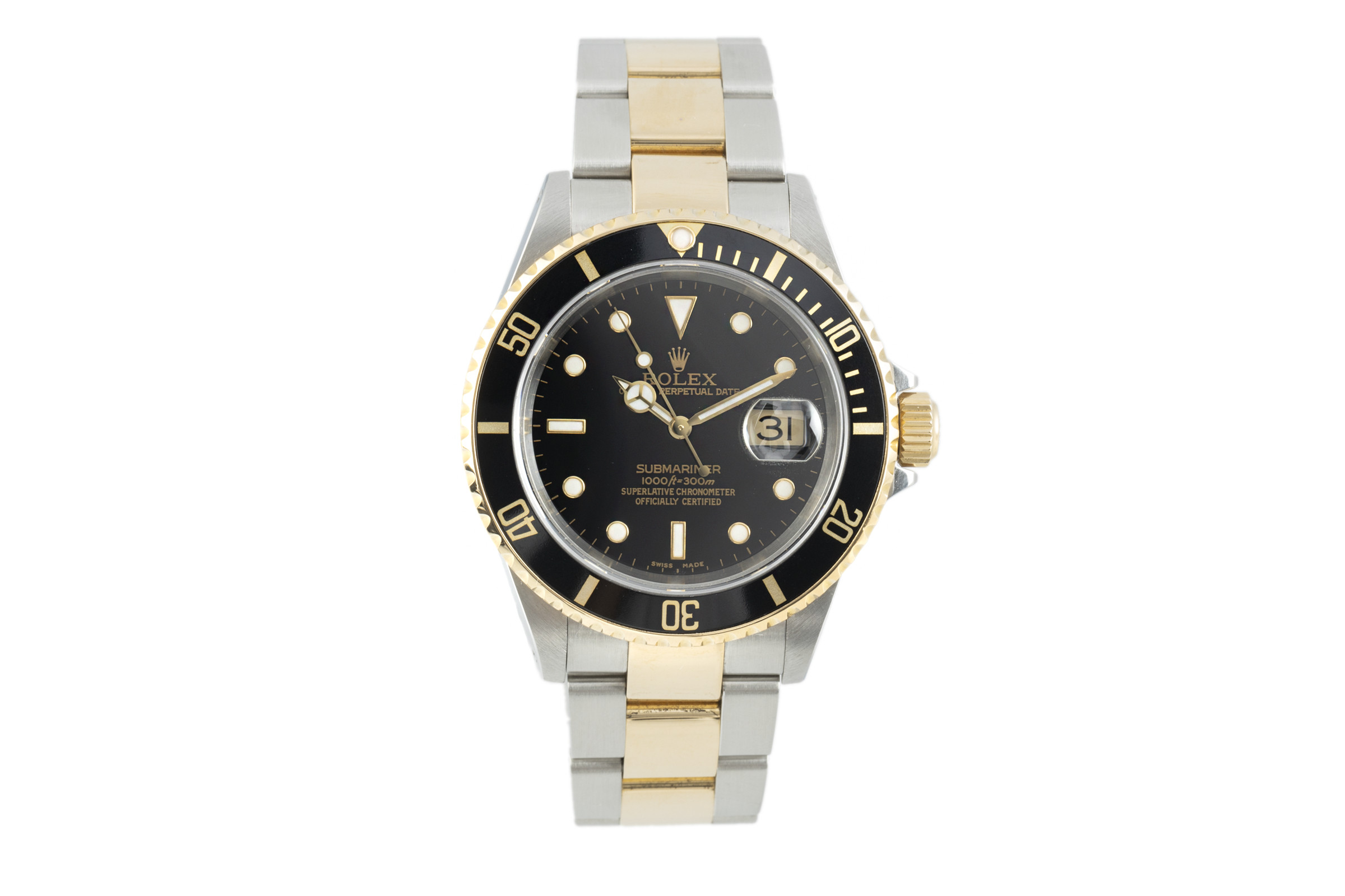 Rolex Submariner steel / gold automatic Kal. 3135 Ref. 16613