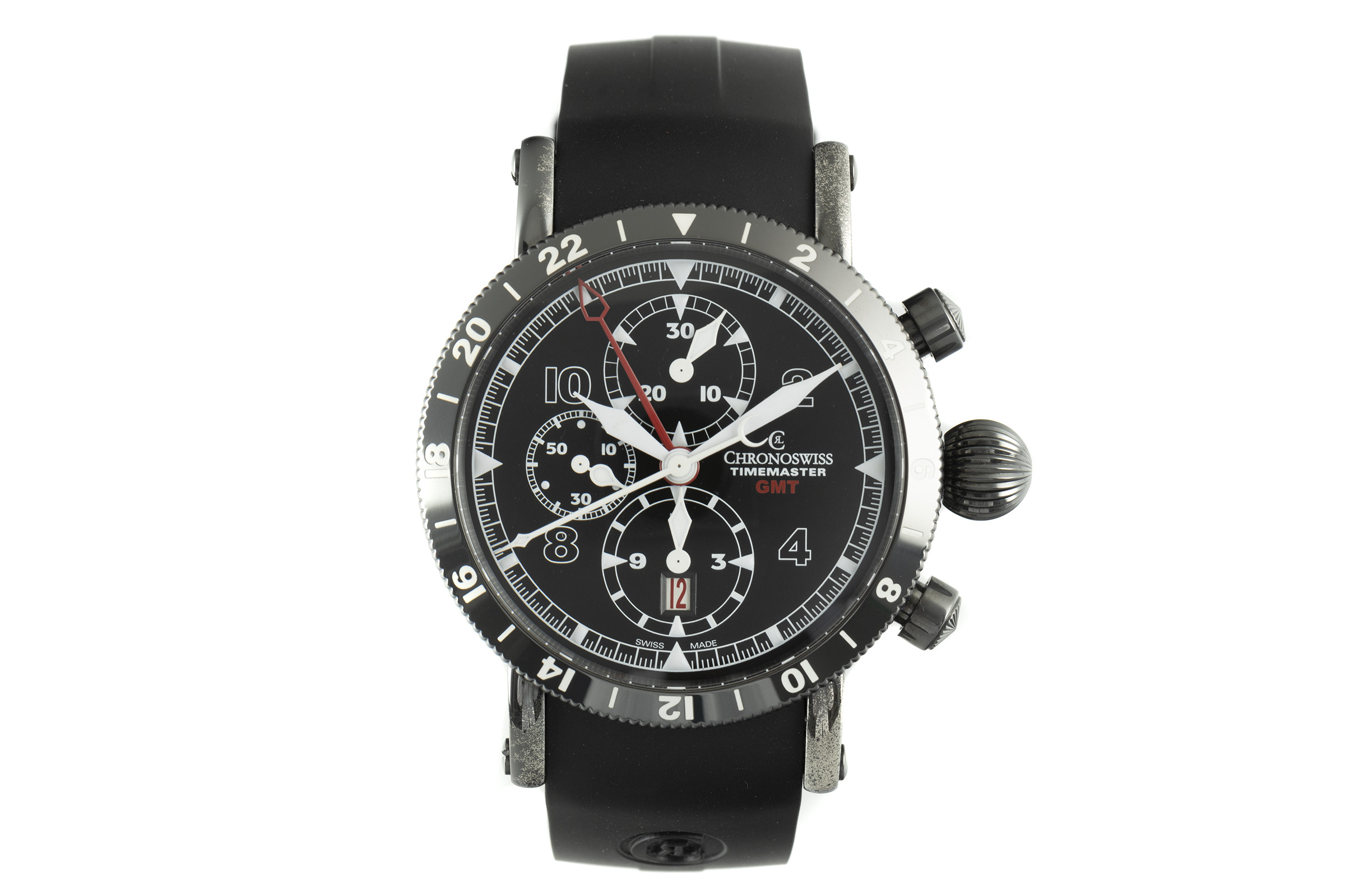 Chronoswiss Timemaster chronograph steel automatic Ref. CH7535,CH7535GBK