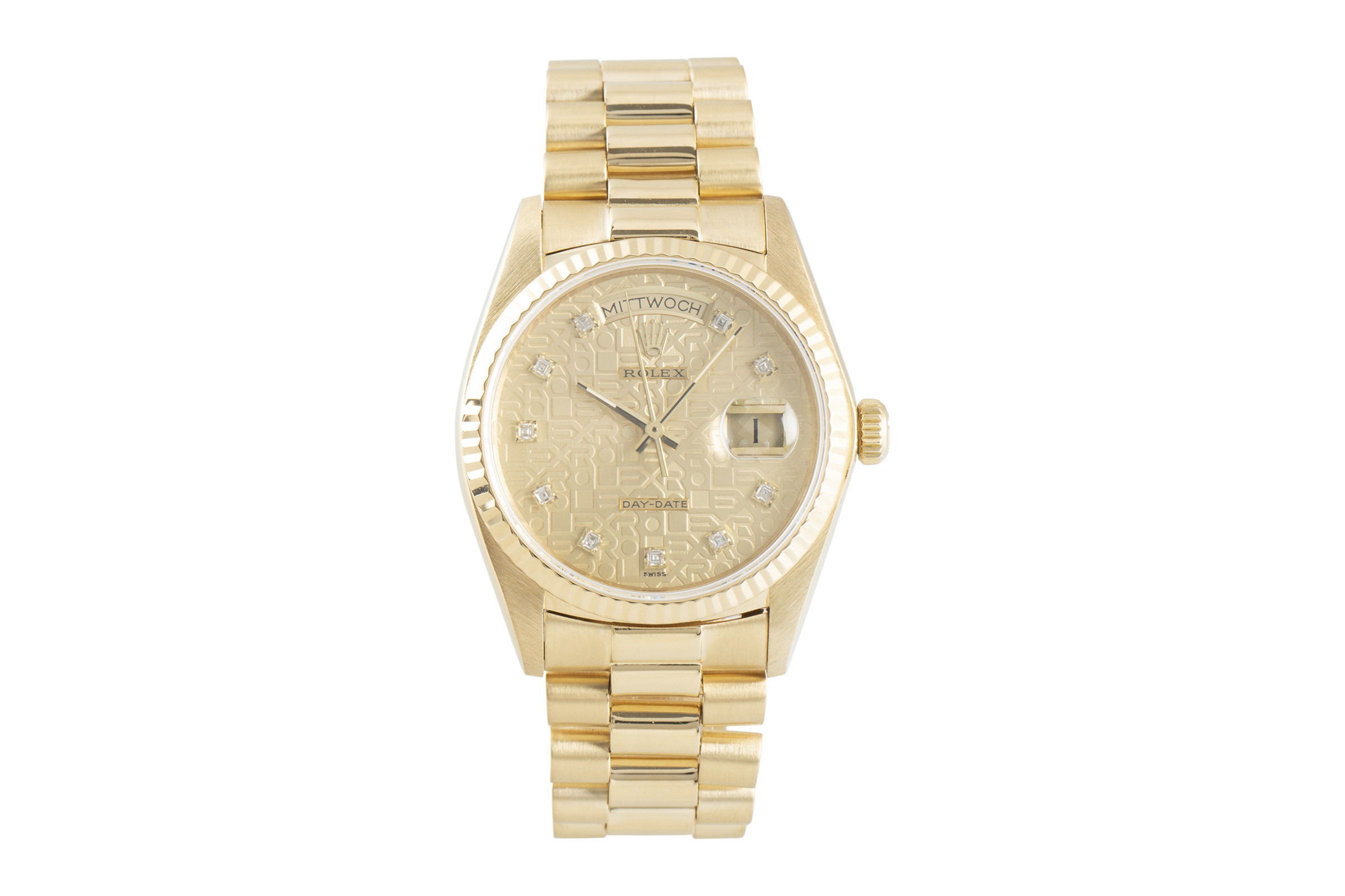 Rolex Day-Date 18 ct gold automatic Kal. 3053 Ref. 18038 VINTAGE