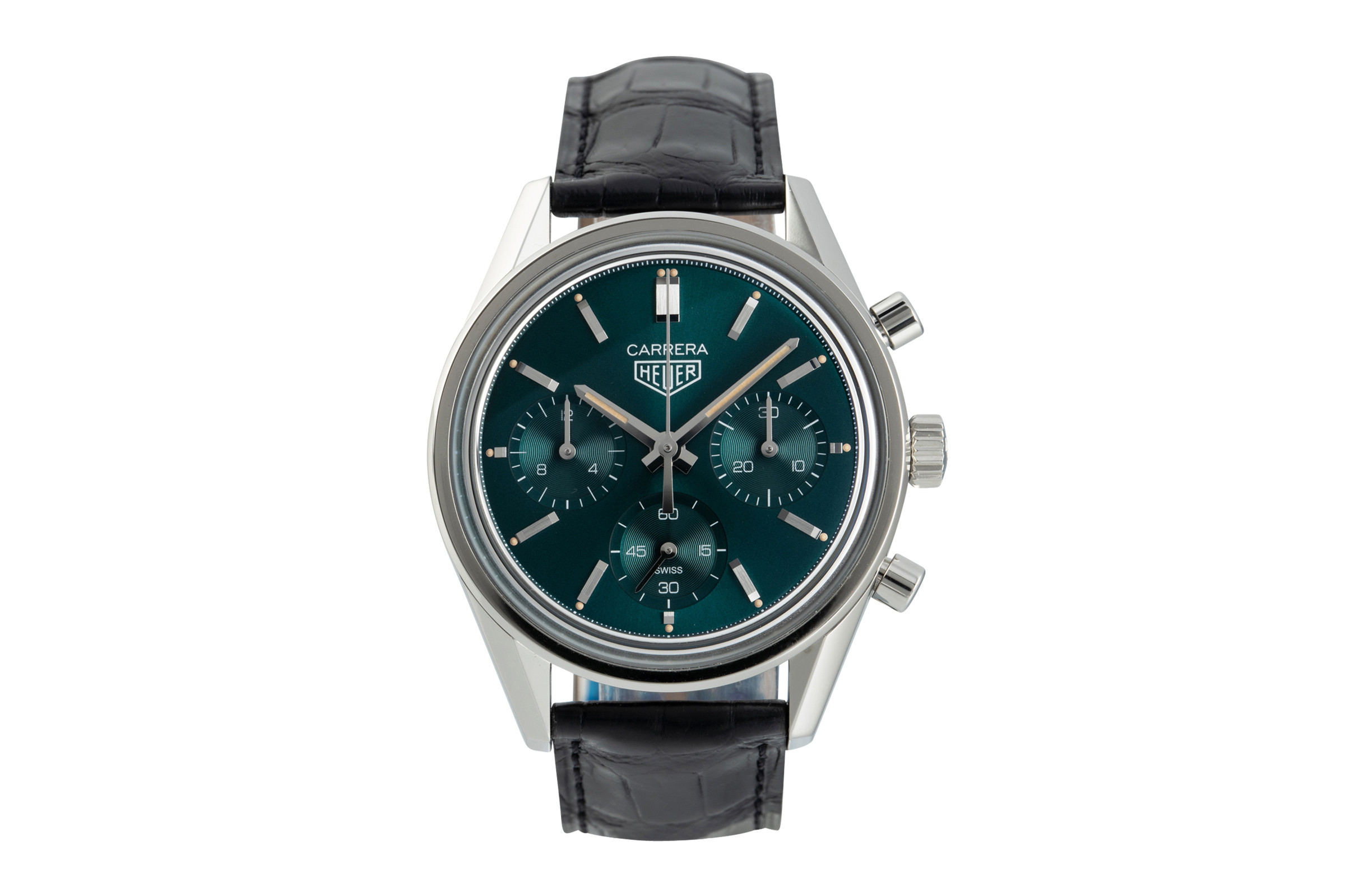 Tag Heuer Carrera chronograph steel automatic Kal. Heuer 02 Ref. CBK221F