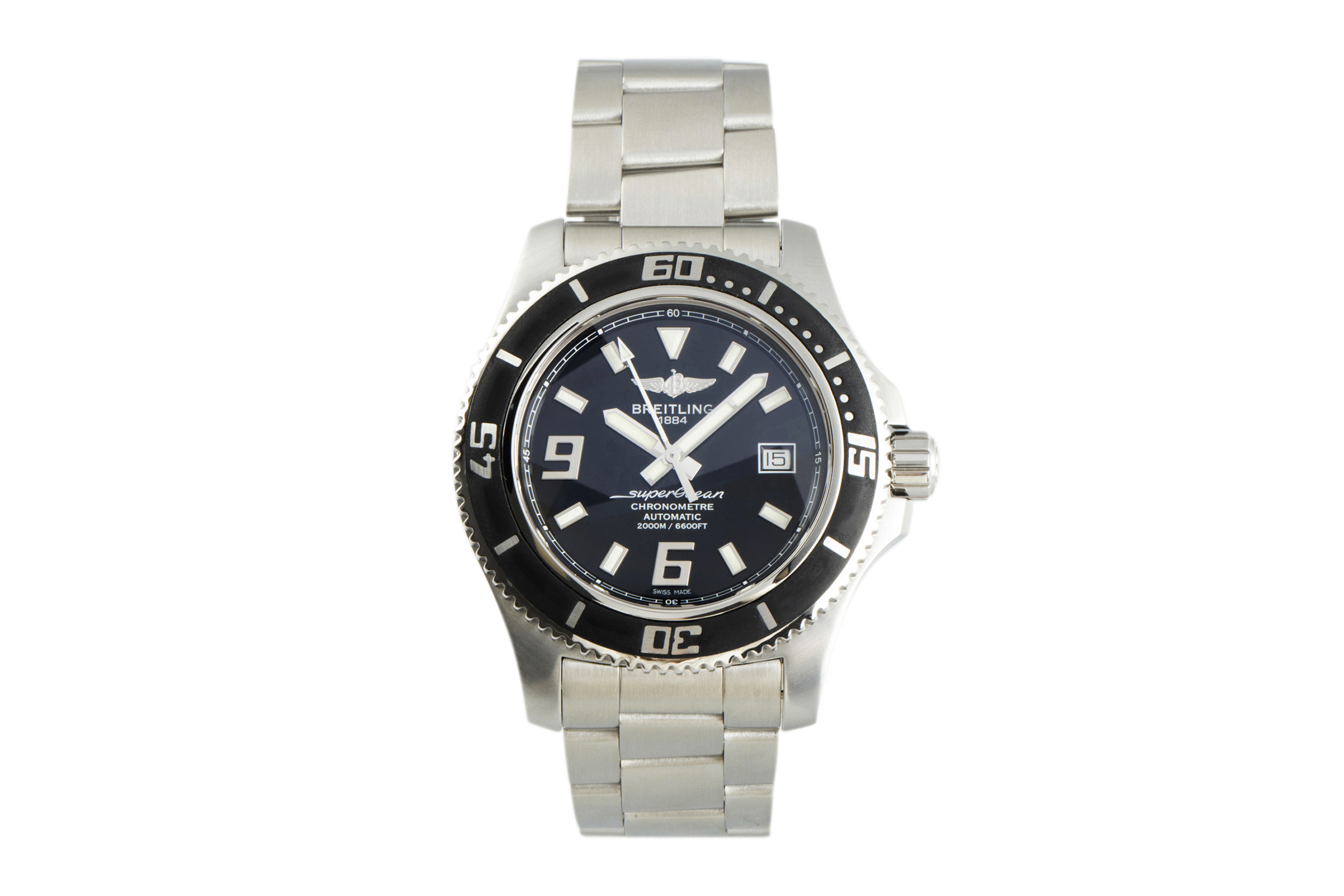 Breitling Superocean steel automatic Kal. B17 Ref. A17391