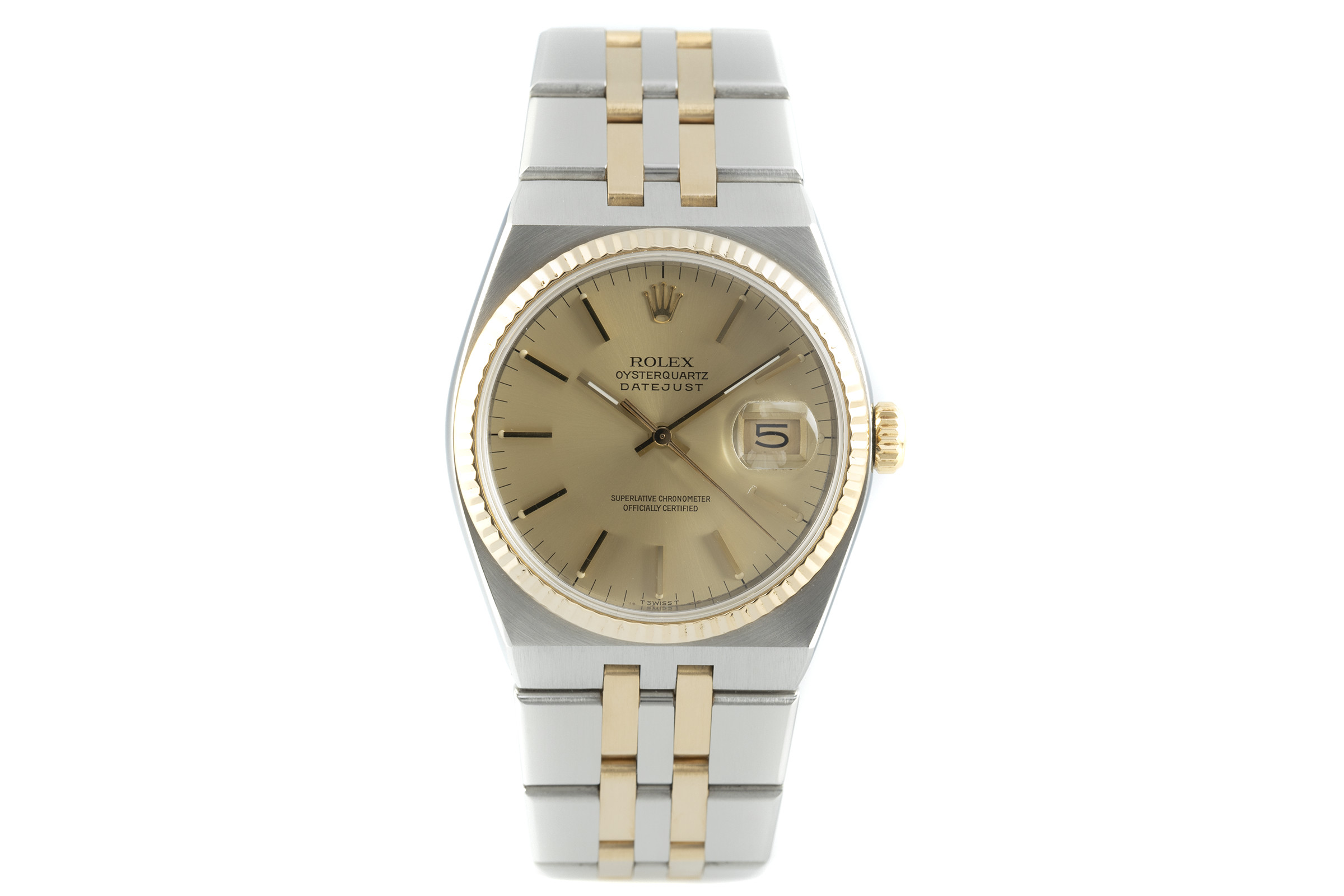 Rolex Datejust steel / gold quartz Kal. 5035 Ref. 17013