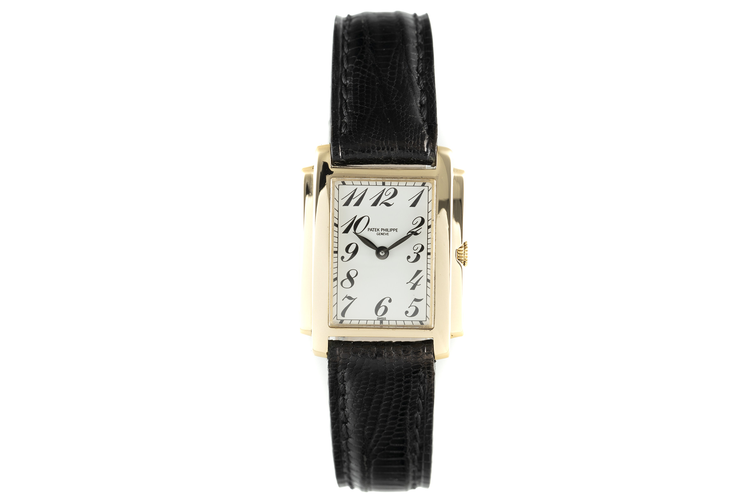 Patek Philippe Gondolo 18 ct gold quartz Kal. E15 Ref. 4824