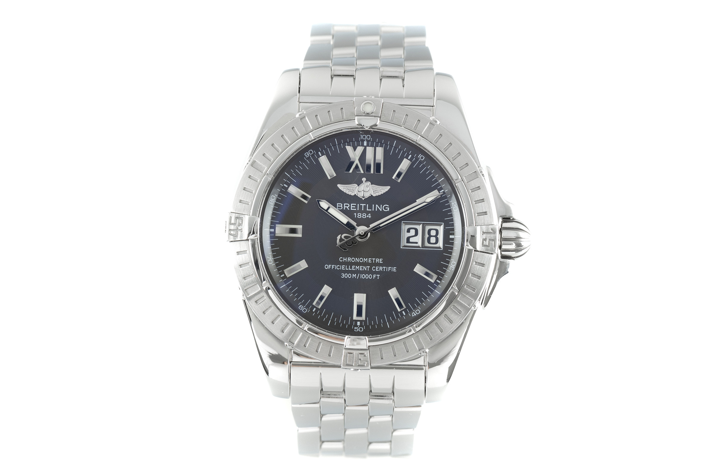 Breitling Galactic steel automatic Kal. B49 Ref. A49350