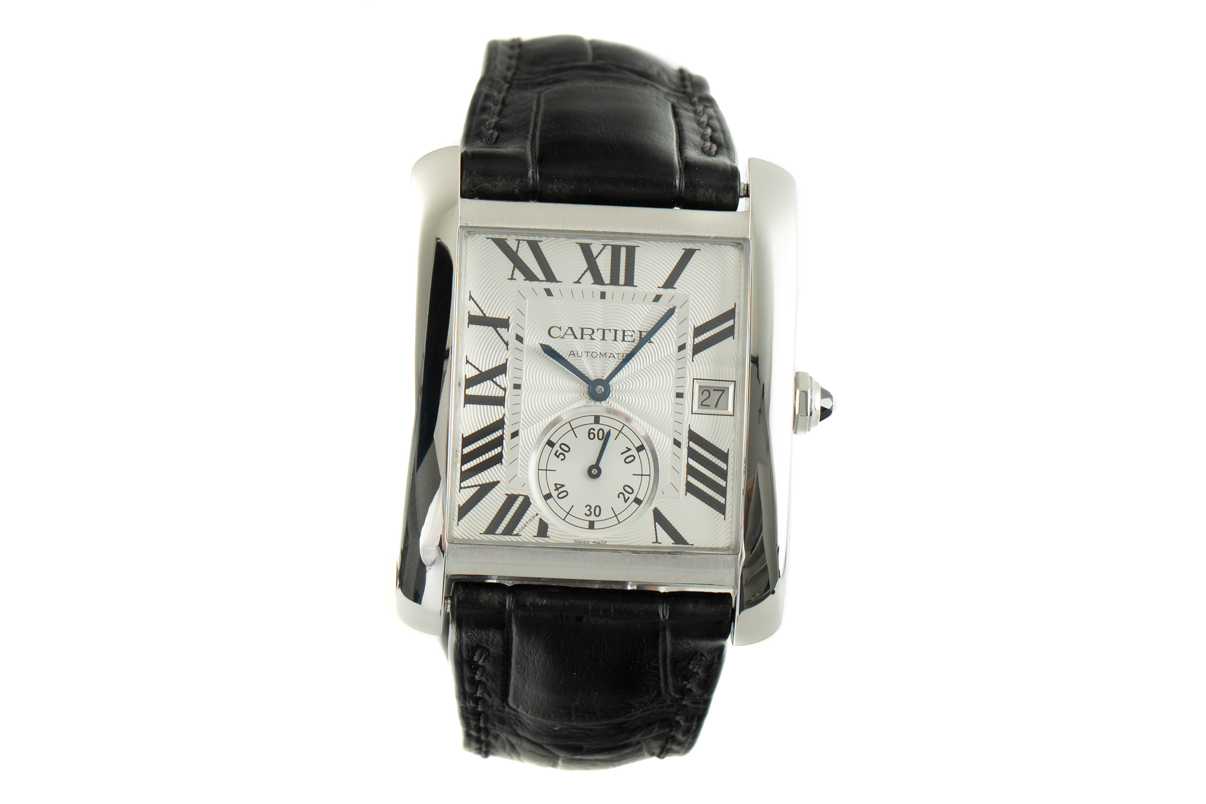 Cartier Tank steel automatic Kal. 1904-PS Ref. 3589