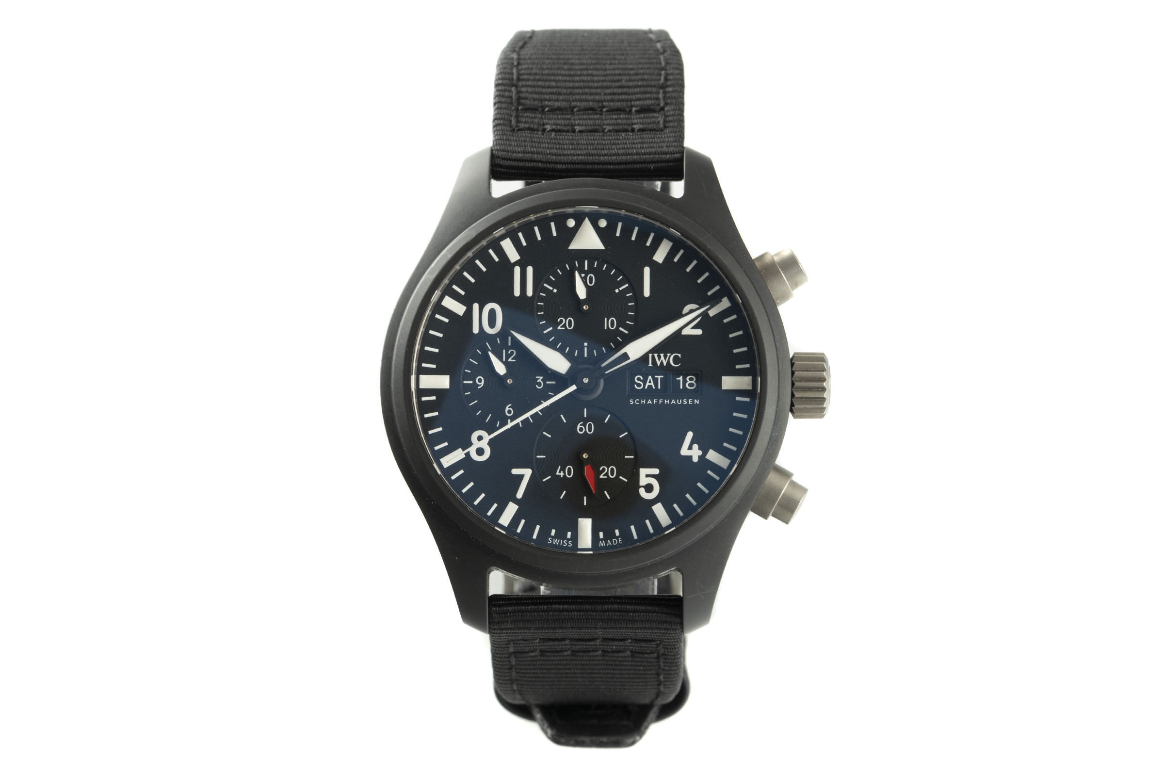 IWC Pilot chronograph ceramic automatic Kal. C.69380 Ref. IW389101