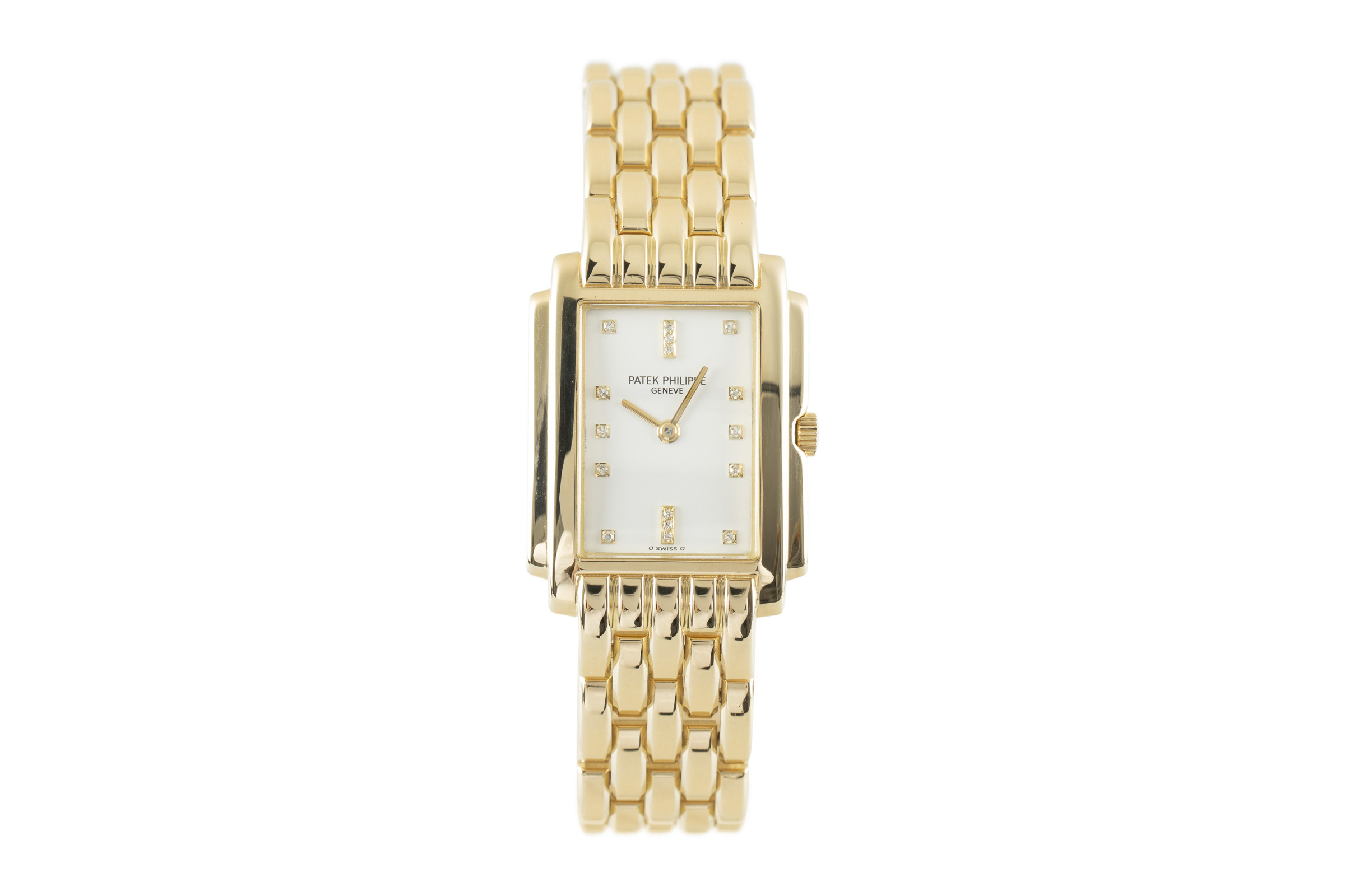 Patek Philippe Gondolo 18 ct gold quartz Kal. E15 Ref. 4824/1