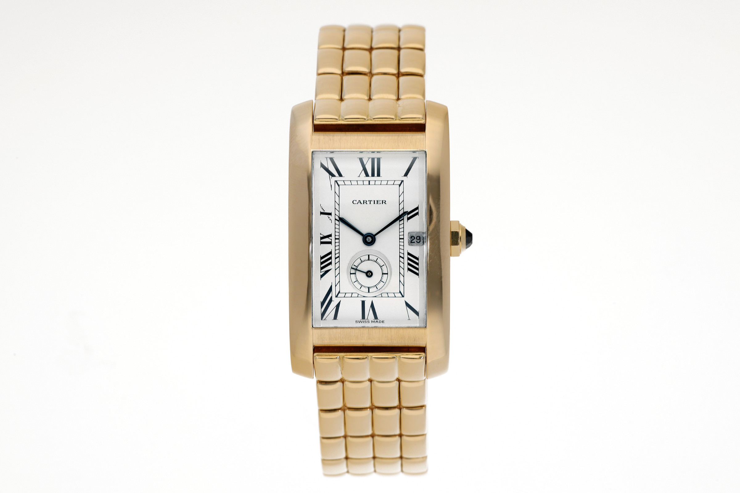 Cartier Tank Americaine 18 ct gold quartz Kal. 11 Ref. 811905