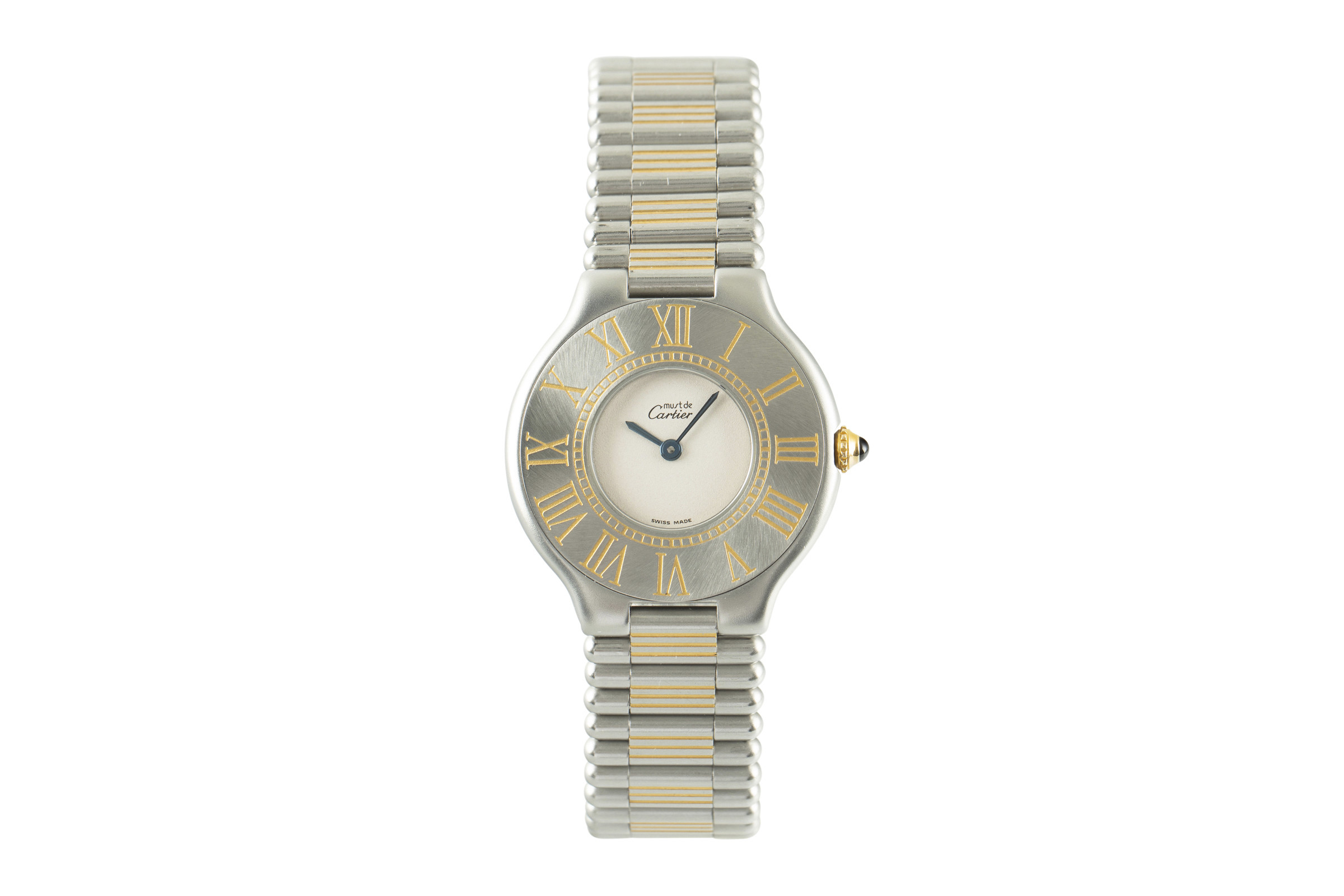 Cartier Must De Cartier 21 gilt steel quartz Kal. 90 Ref. 1330