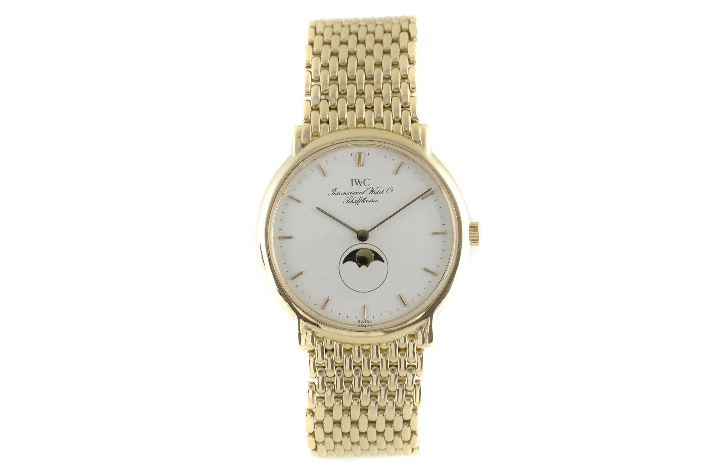 IWC Portofino 18 ct gold quartz Kal. 618 Ref. 3853