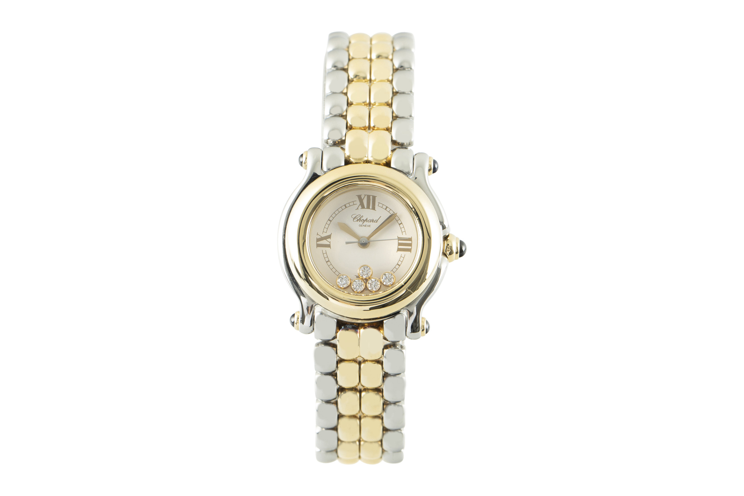 Chopard Happy Sport steel / gold quartz Ref. 27/8251-23