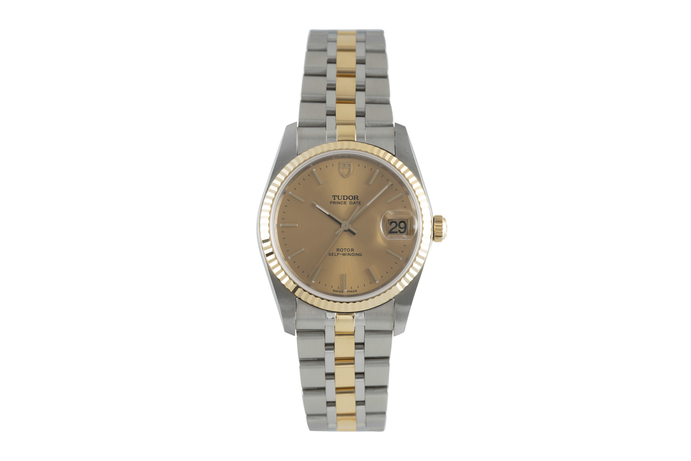 Tudor Prince Date steel / gold automatic Ref. 74033