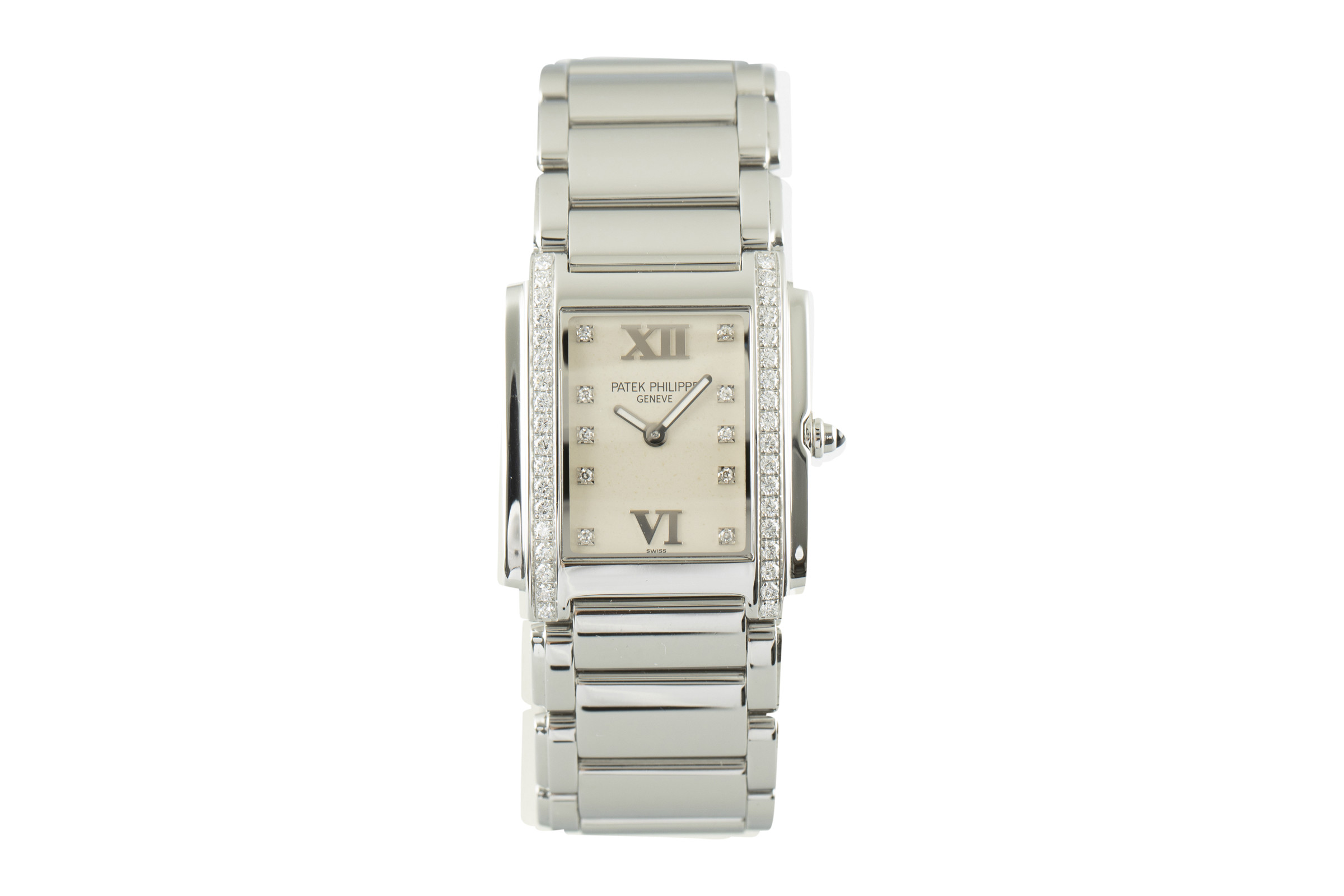 Patek Philippe Twenty 4  steel quartz Kal. E15 Ref. 4910/010