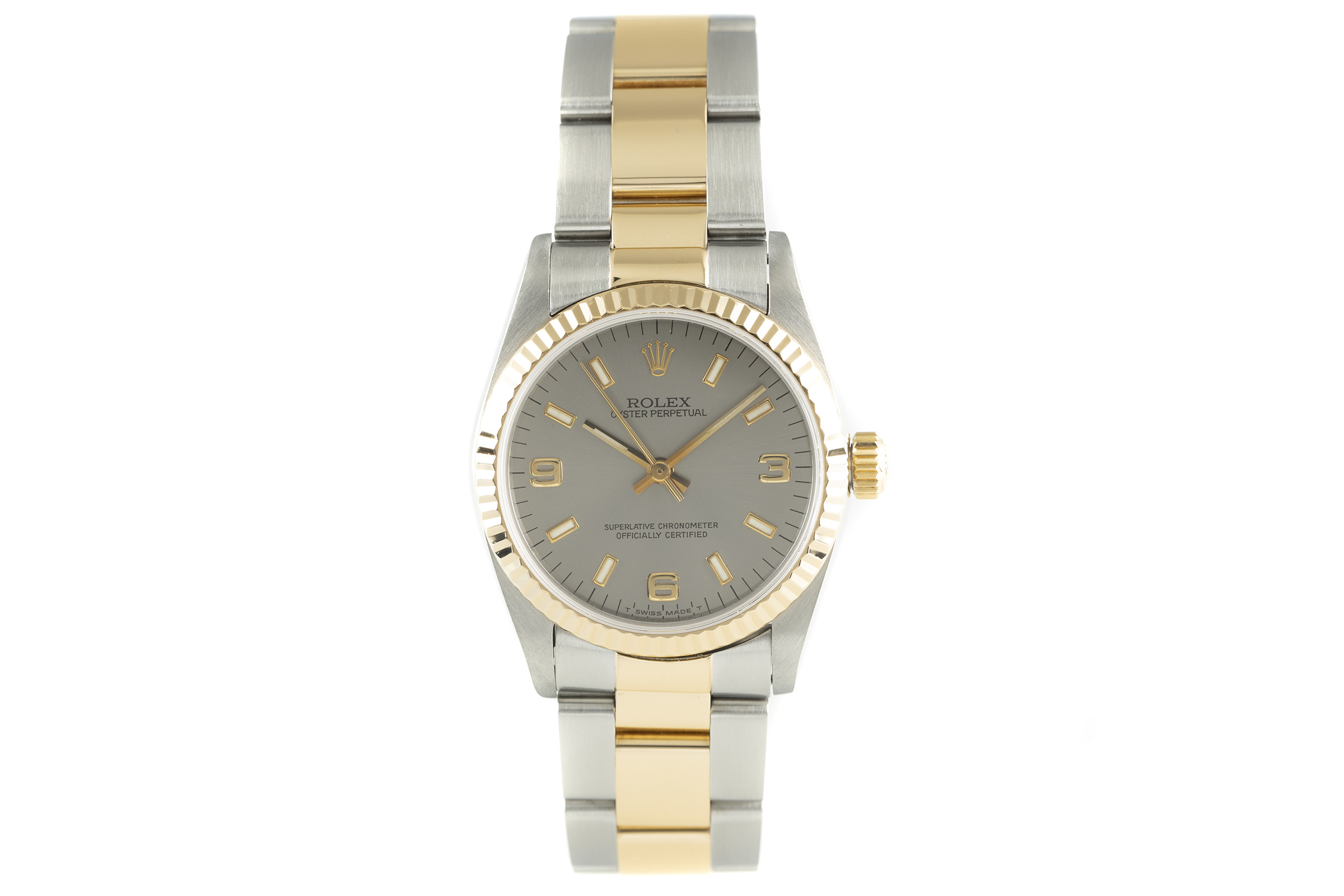 Rolex Oyster Perpetual steel / gold automatic Kal. 2130 Ref. 67513