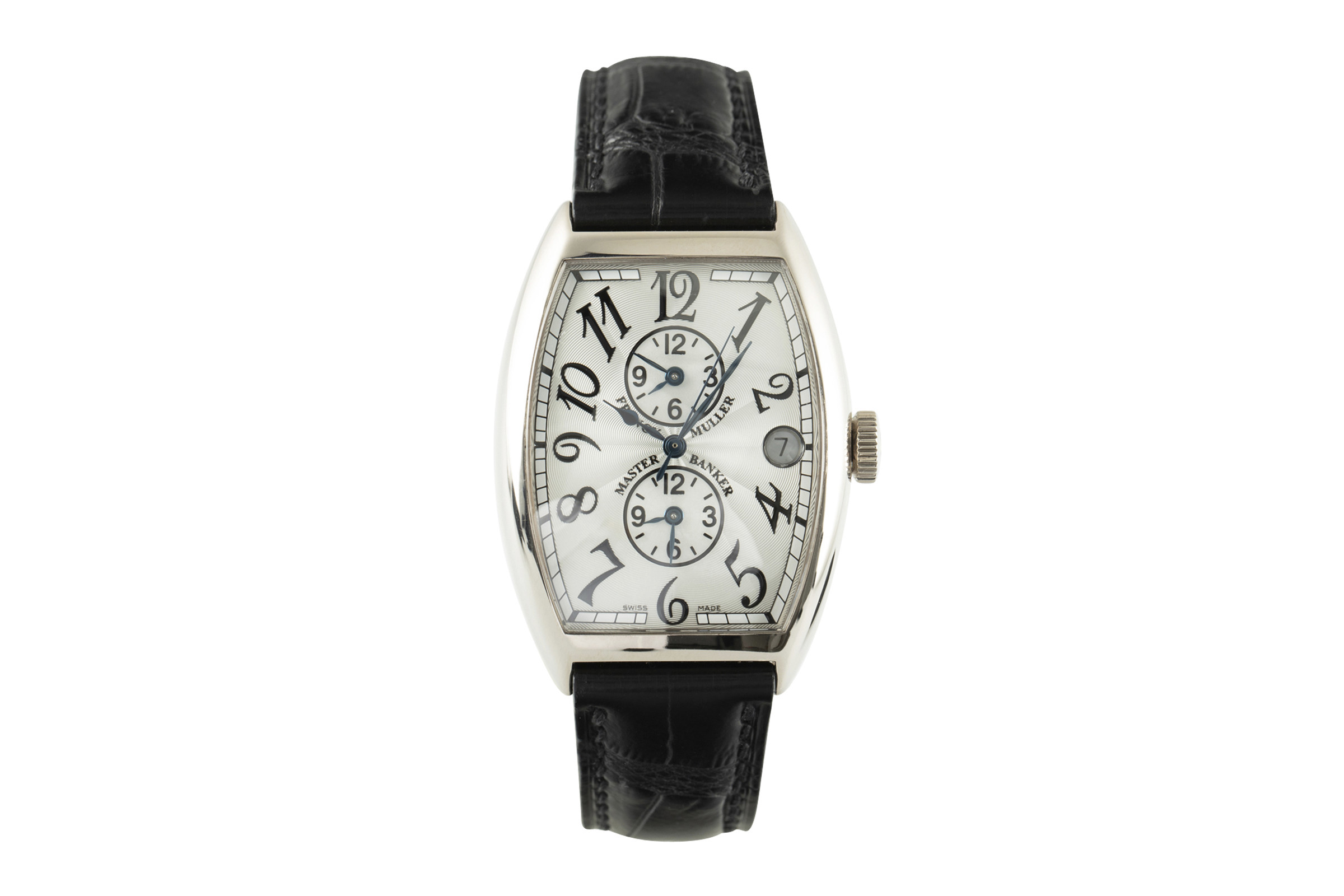 Franck Muller Master Banker 18 ct white gold automatic Kal. 2800 MB Ref. 6850 MB