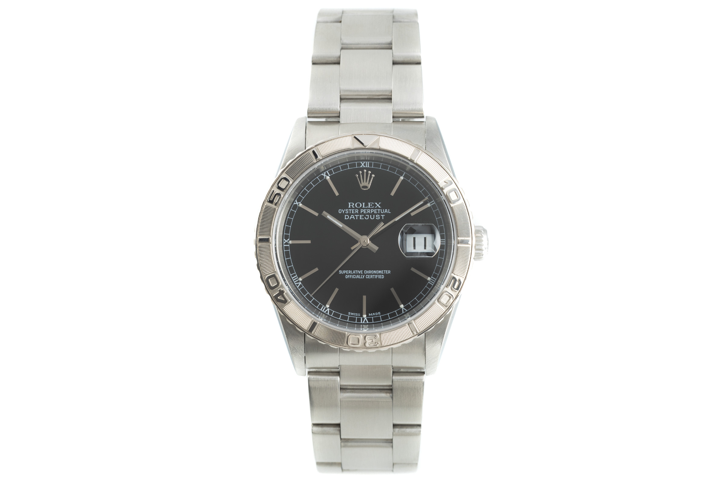 Rolex Datejust Turn-O-Graph steel automatic Kal. 3135 Ref. 16264