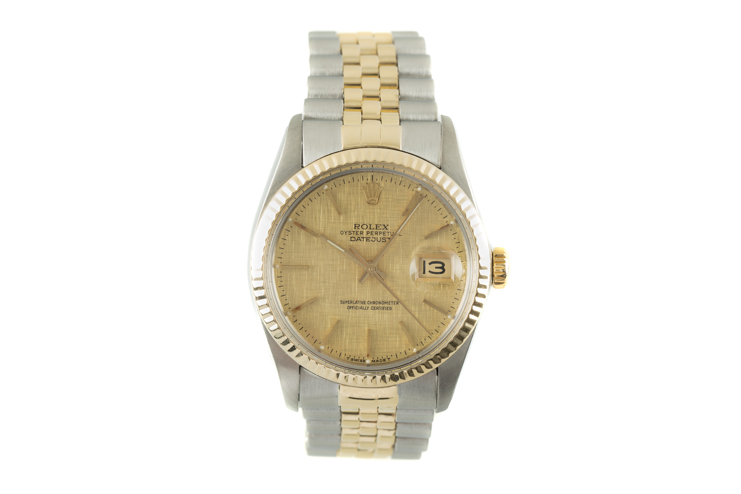 Rolex Datejust steel / gold automatic Kal. 3035 Ref. 16013