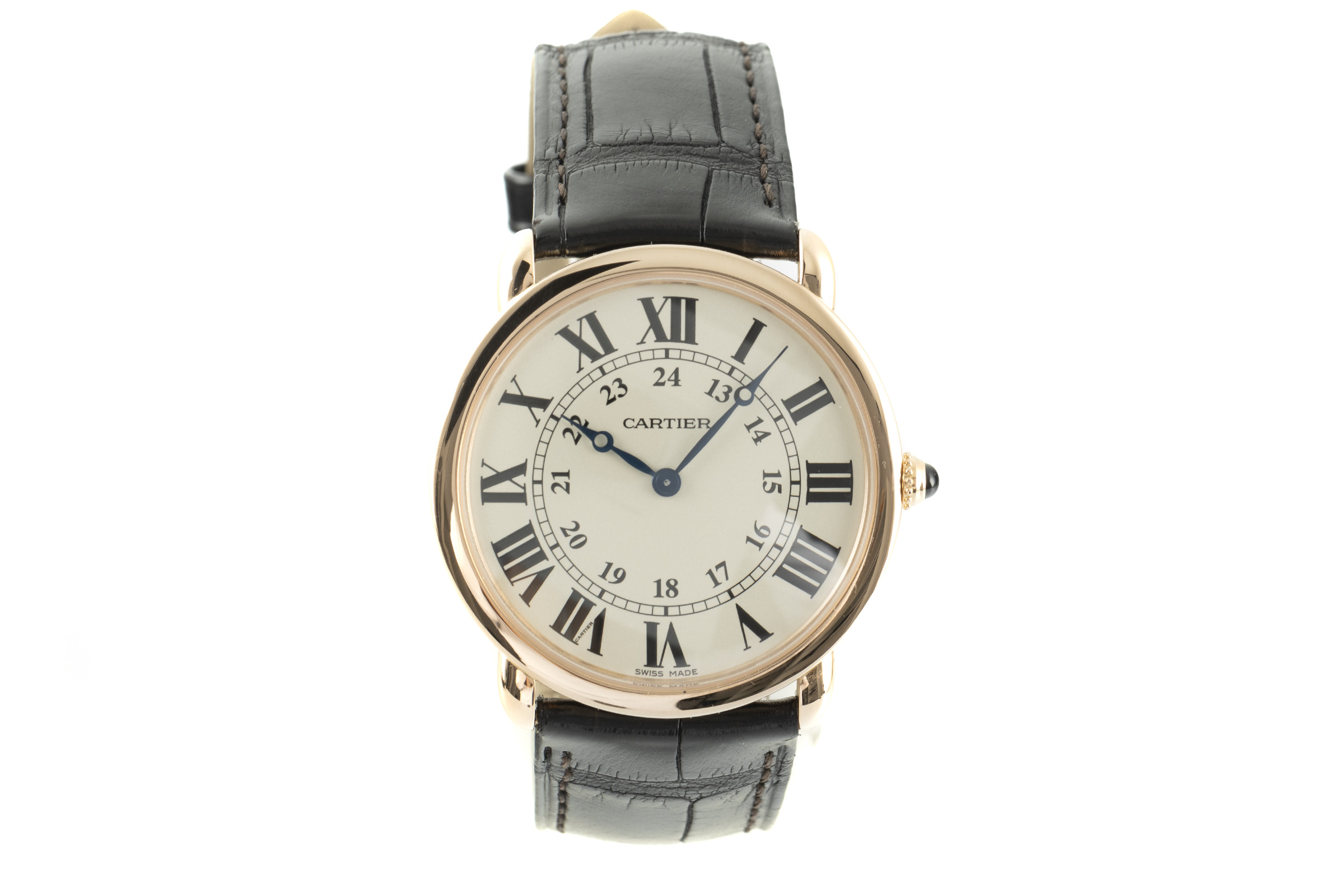 Cartier Ronde Louis 18 ct gold manual winding Kal. 430MC Ref. 2889