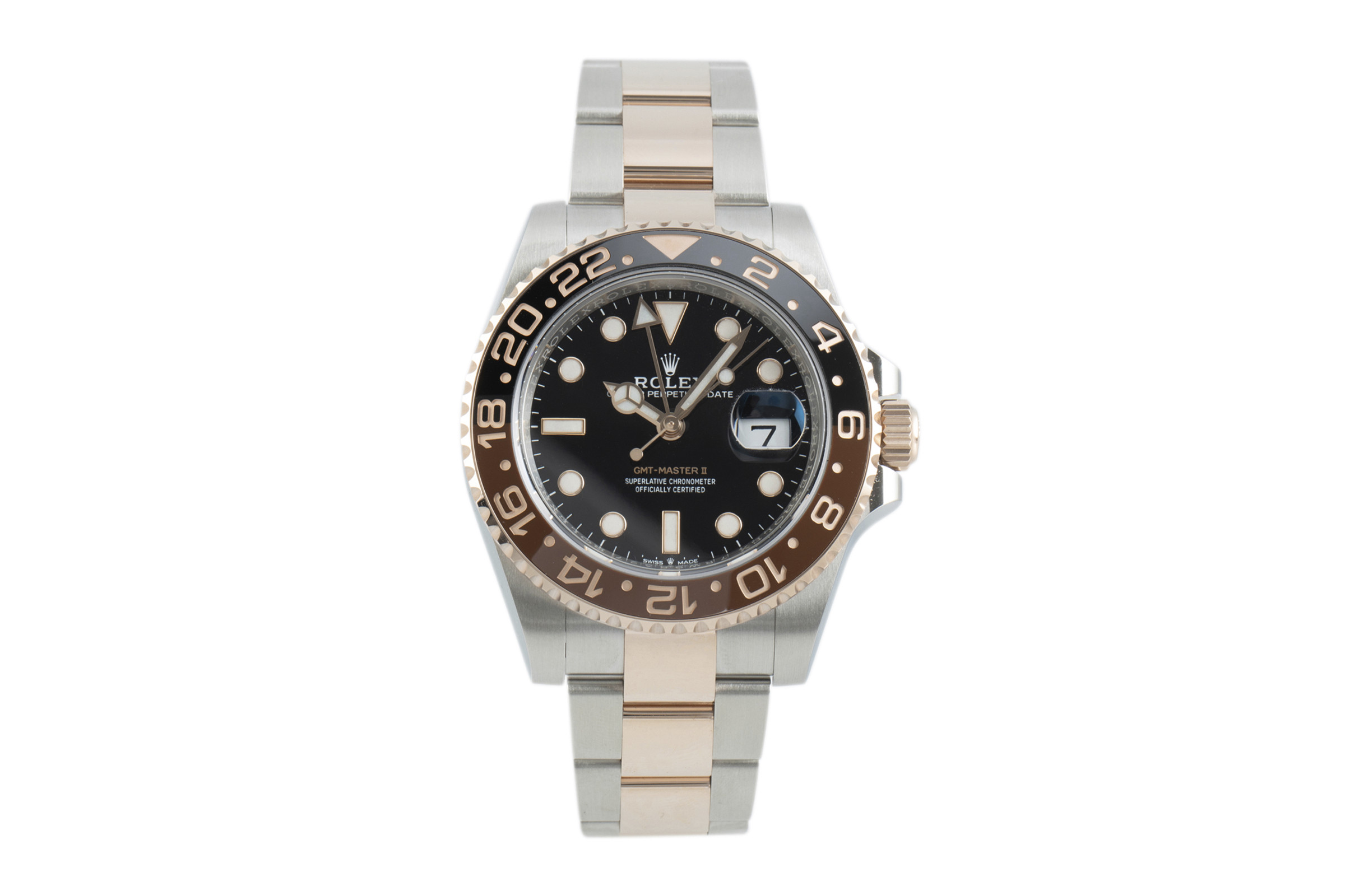 Rolex GMT Master II steel / gold automatic Kal. 3285 Ref. 126711CHNR