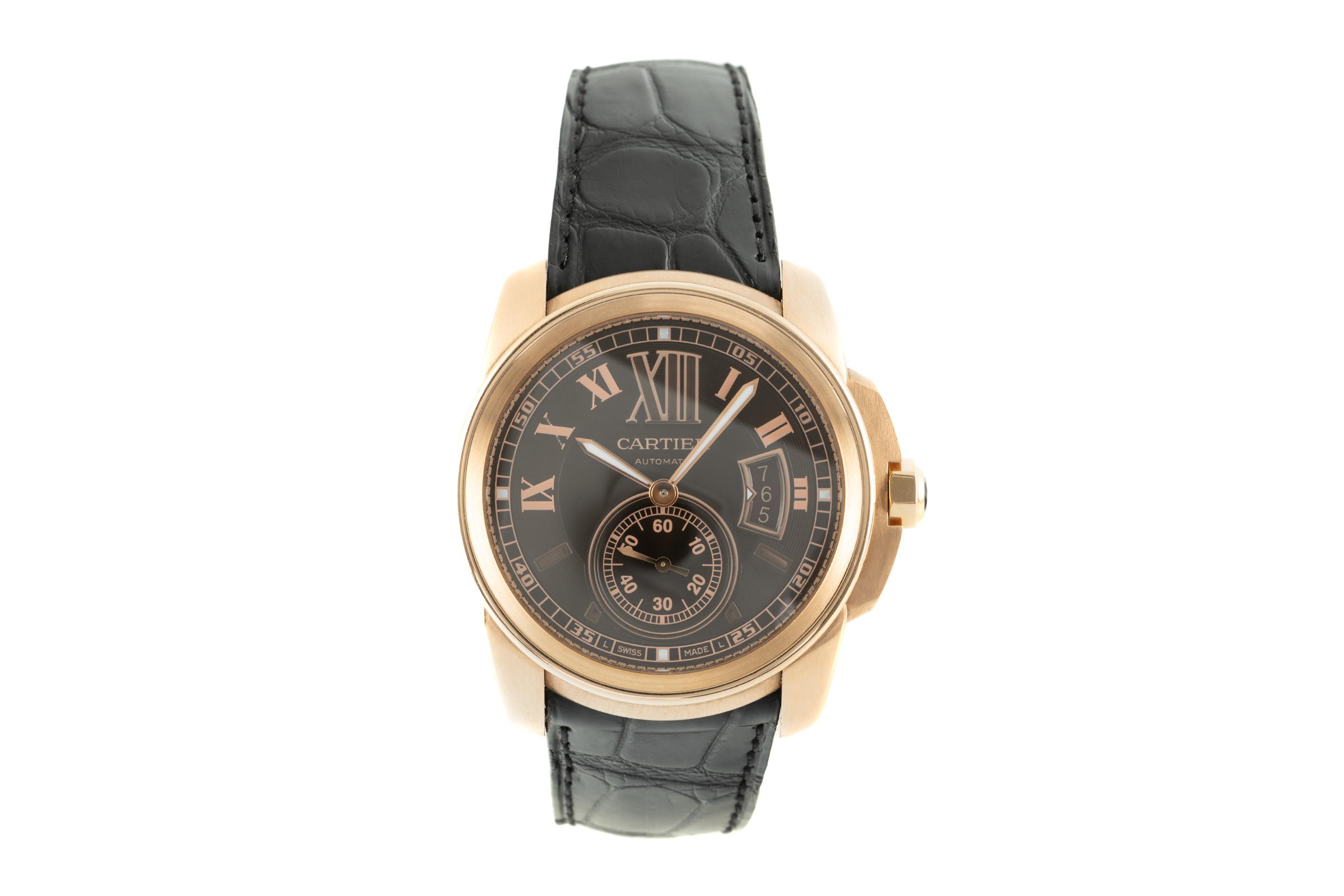 Cartier Calibre de Cartier 18 ct red gold automatic Kal. 1904-PS Ref. 3300